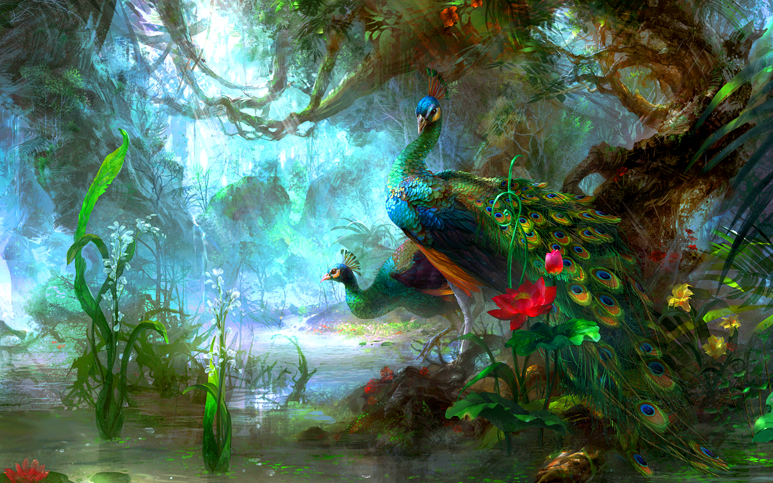 2560x1600 140+ Peacock HD Wallpapers and Backgrounds