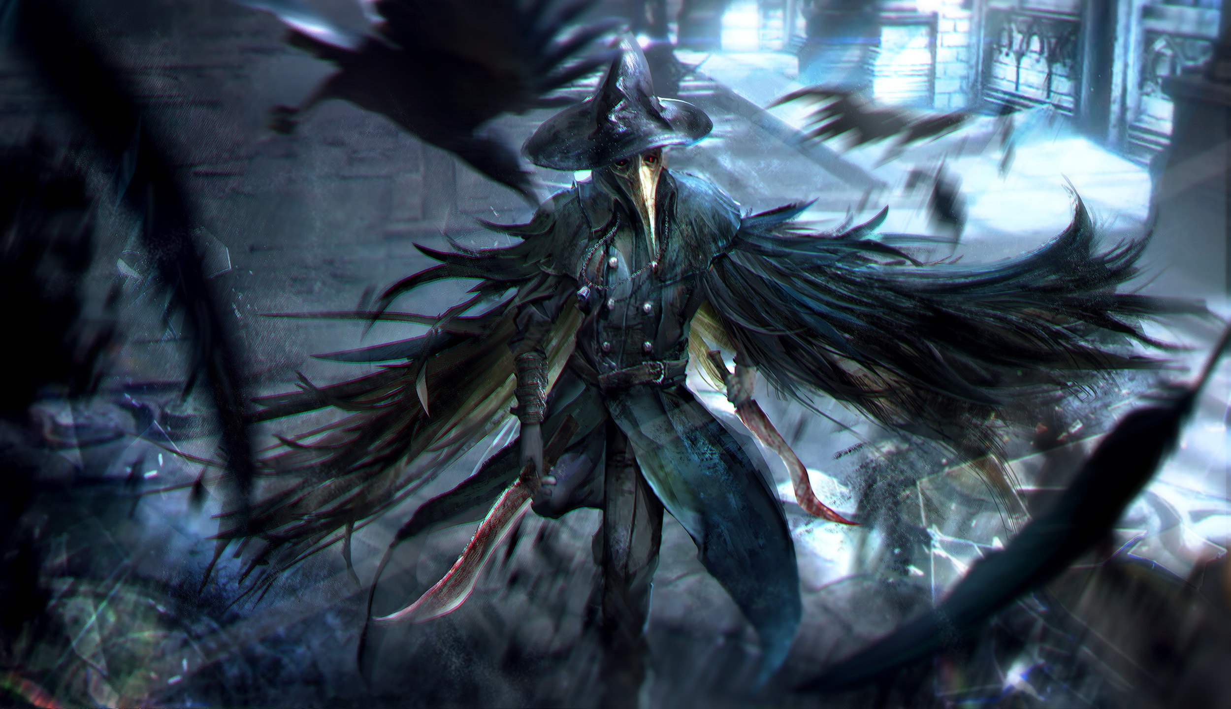 2500x1440 Free download Bloodborne Full HD Wallpaper and Background [] for your Desktop, Mobile \u0026 Tablet | Explore 98+ Plague Doctor Wallpapers | Plague Doctor Wallpaper, Plague Doctor Wallpapers, Plague Fortnite Wallpapers