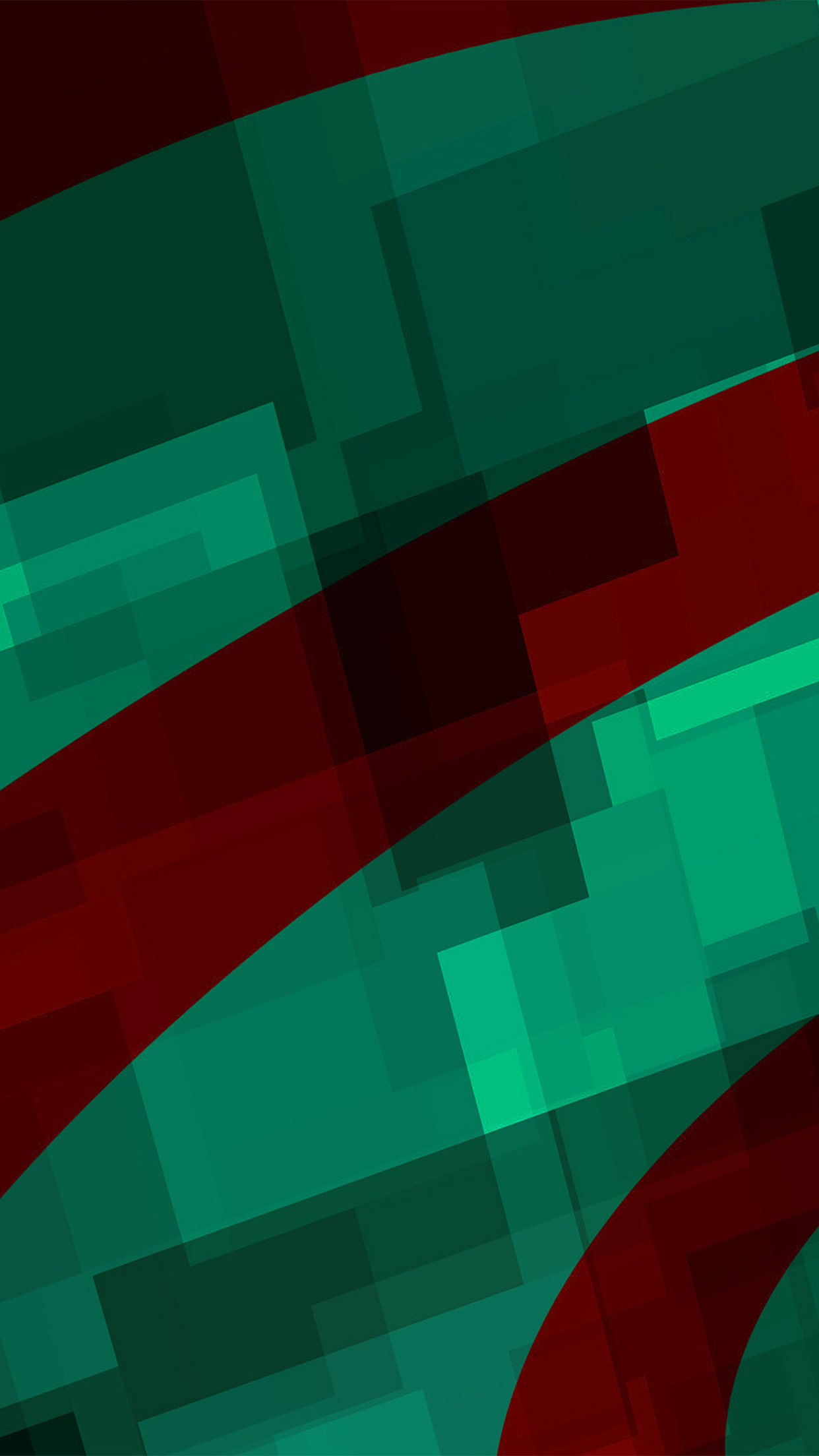 1242x2208 | iPhone11 wallpaper | vo61-art-green-redblock-angle-abstract-patter