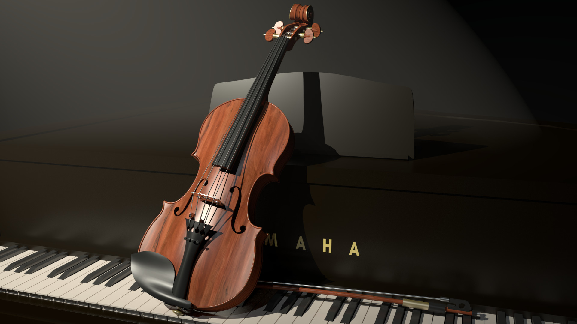 1920x1080 ArtStation Violin and a Grand PIa