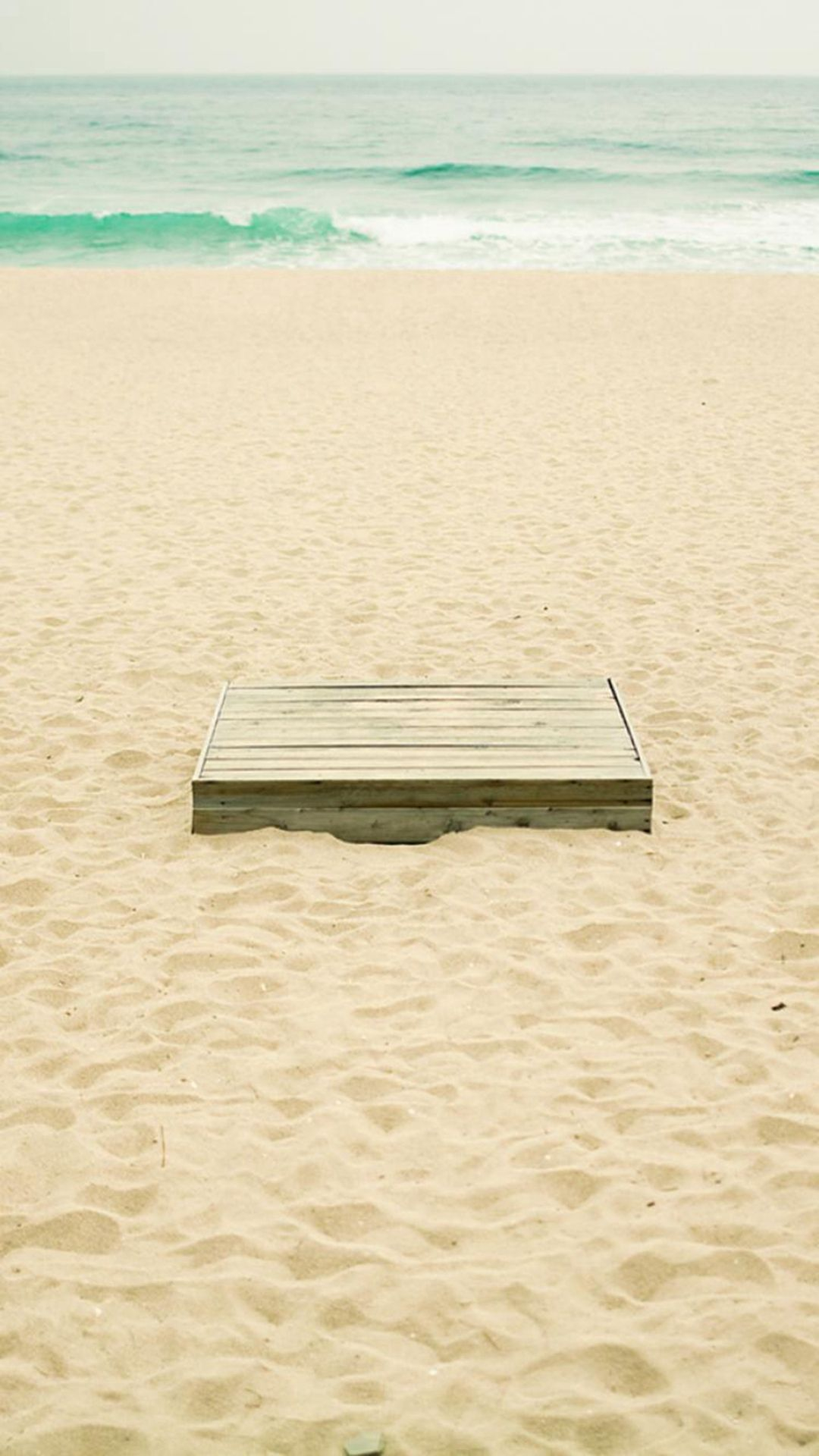1080x1920 Pure Summer Beach Wooden Box #iPhone #6 #wallpaper | Beach wallpaper, Beach scenery, Beach