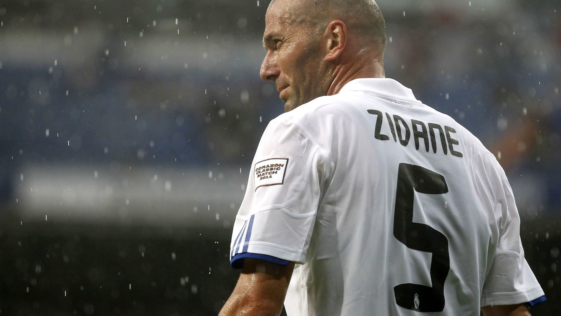 1920x1080 Footballers wallpaper, soccer, Zinedine Zidane, men's white and black Adidas jersey | Zinedine zidane real madrid, Zinedine zidane, Real madrid