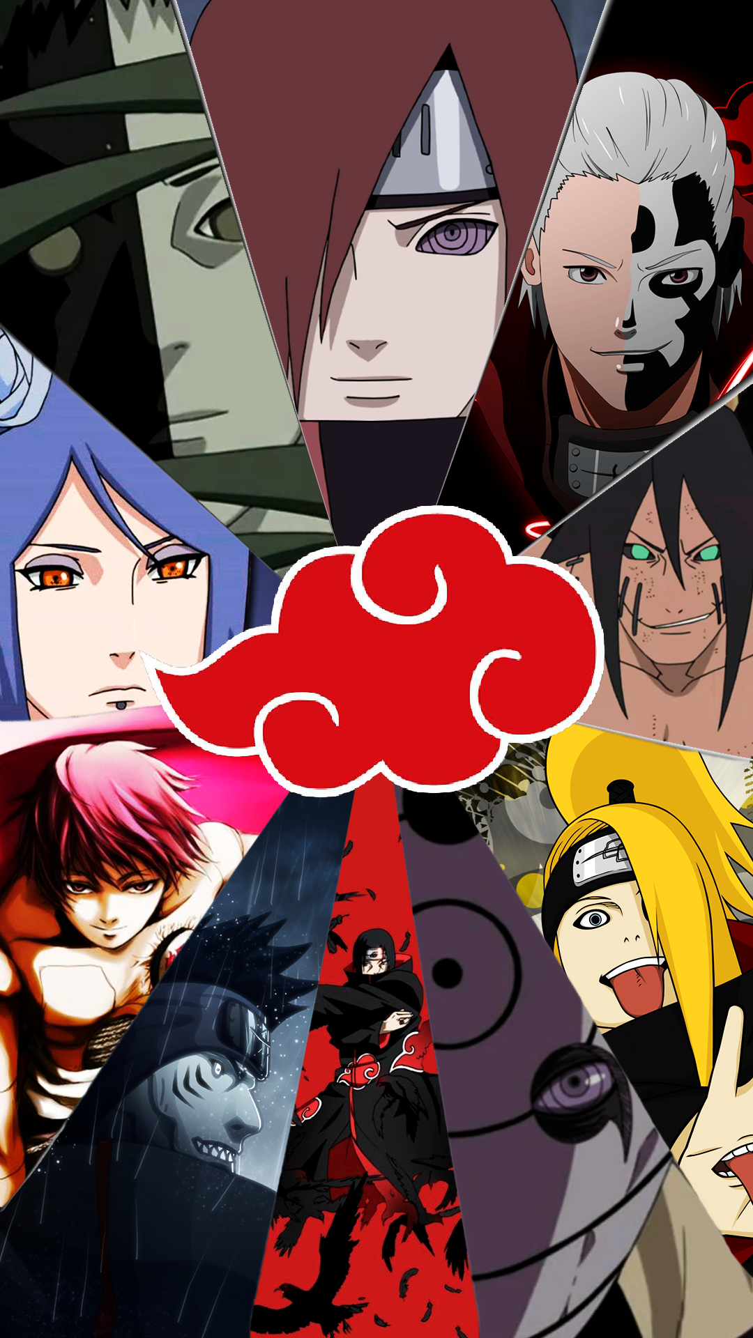 1080x1920 Akatsuki membros wallpaper | Anime akatsuki, Naruto akatsuki funny, Akatsuki funny