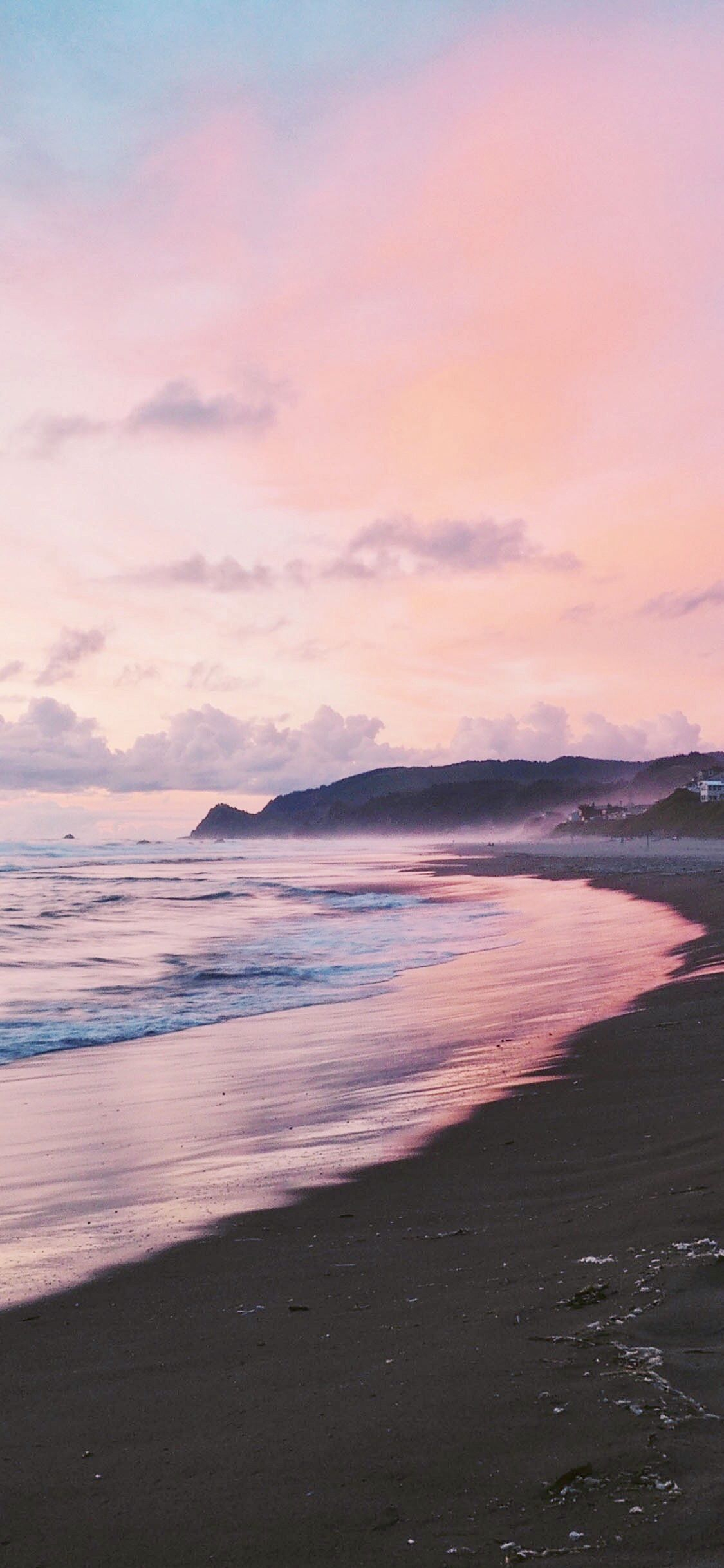 1125x2436 Pink sunset iPhone wallpaper | Beach wallpaper, Sunset iphone wallpaper, Sunset wallpaper