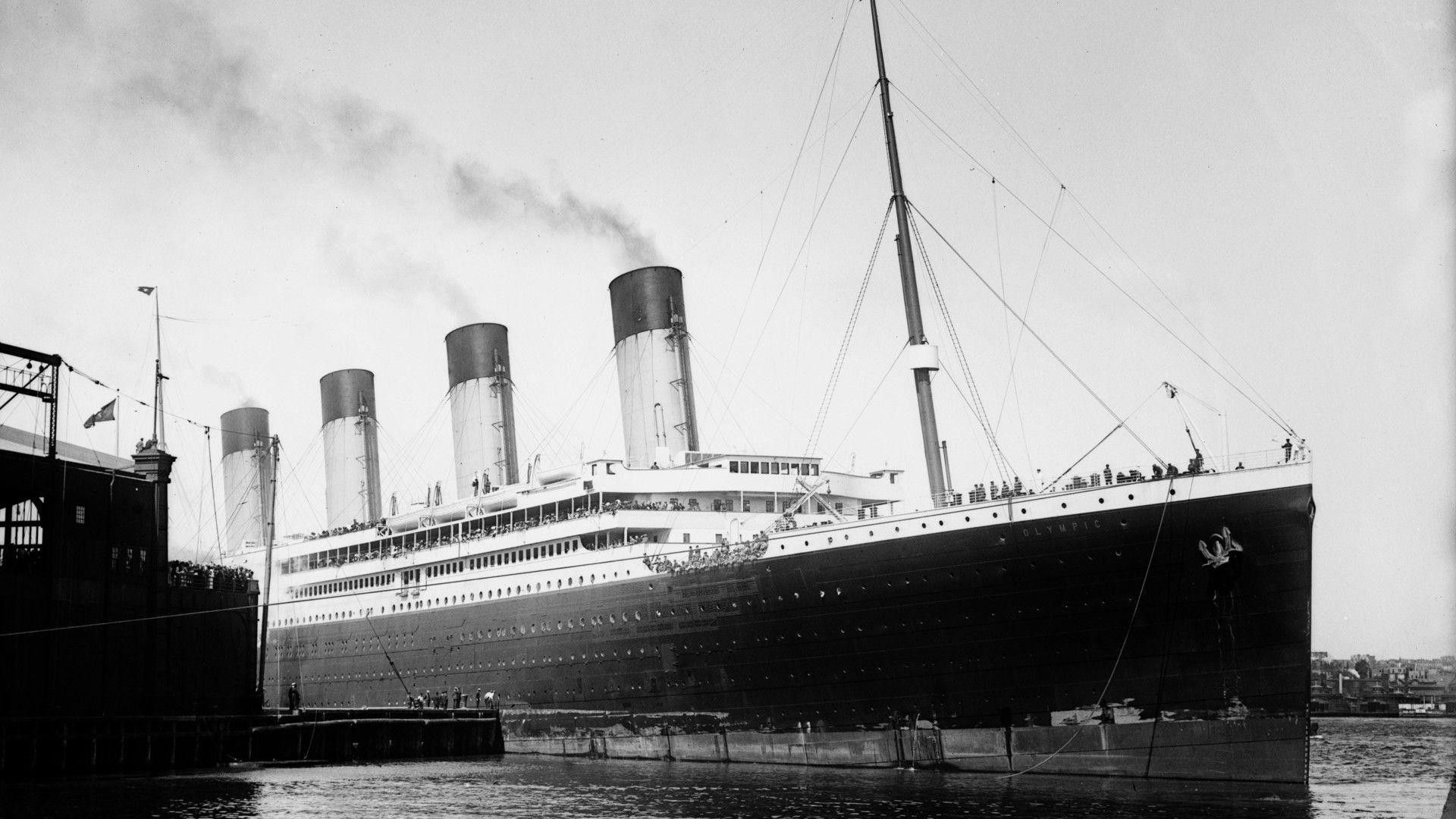 1920x1080 Lovely Rms Titanic Wallpaper | Barcos, Castillos, Blanco y negr