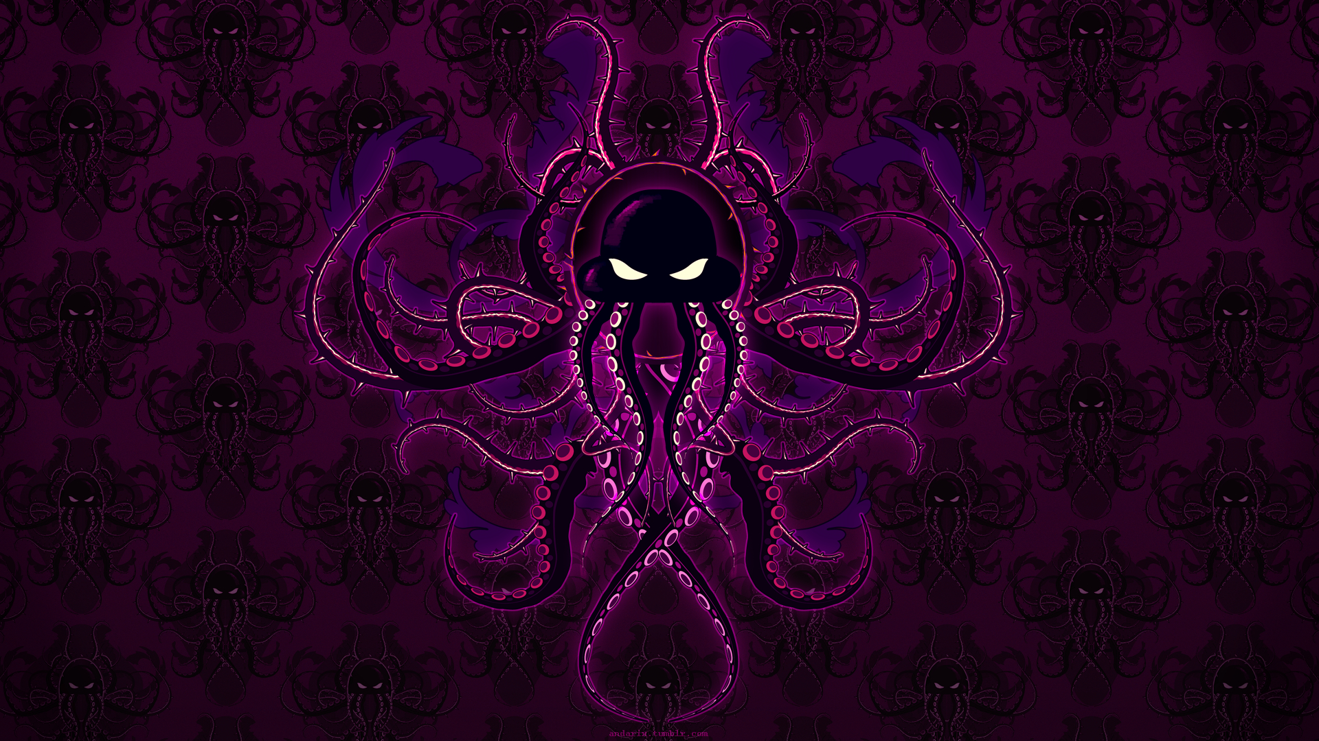1920x1080 Purple Octopus Art, HD Artist, 4k Wallpapers, Images, Backgrounds, Photos and Pictures