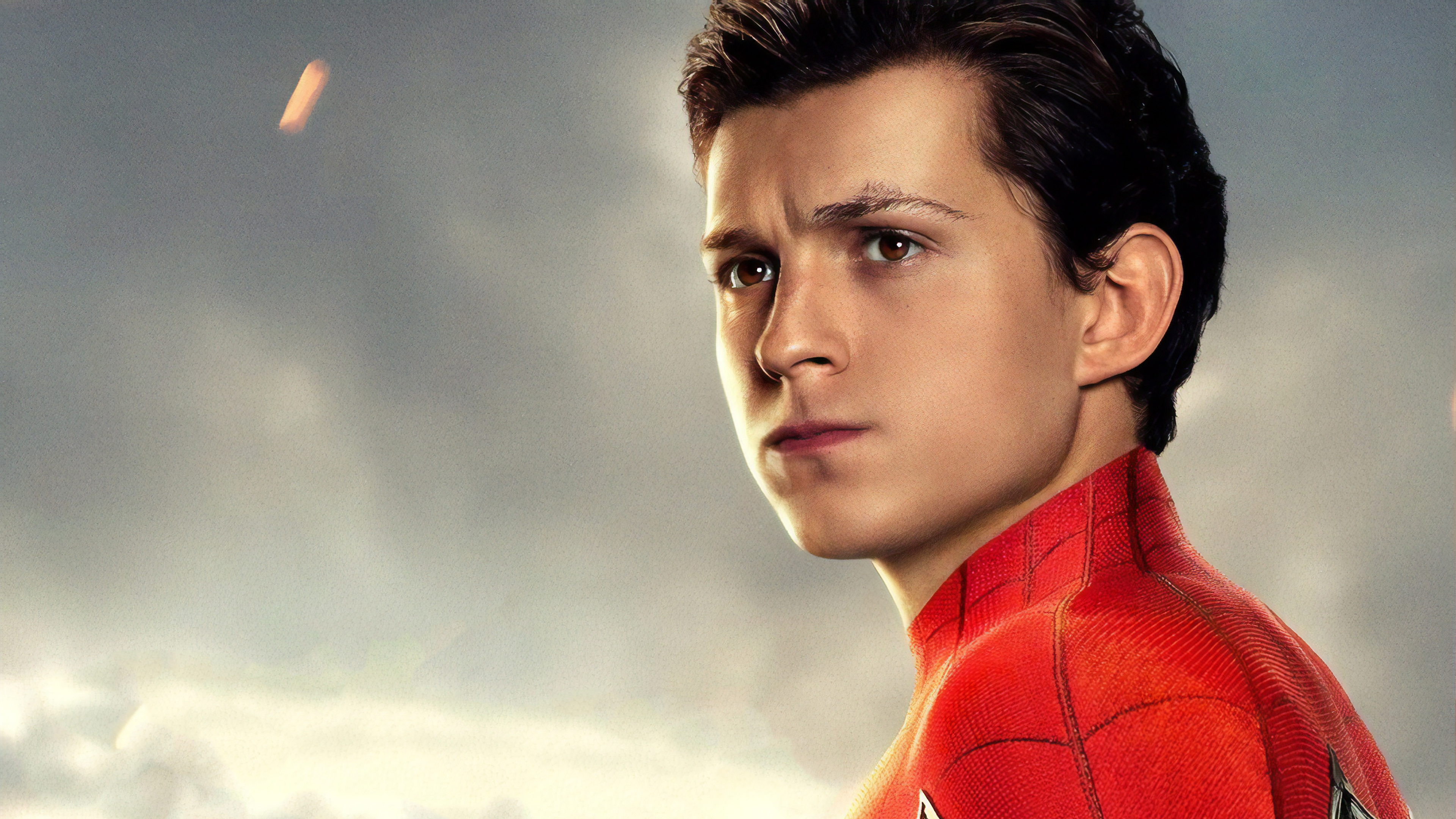 3840x2160 1920x1080 Tom Holland As Peter Parker Spider Man Far From Home Poster Laptop Full HD 1080P HD 4k Wallpapers, Images, Backgrounds, Photos and Pictures