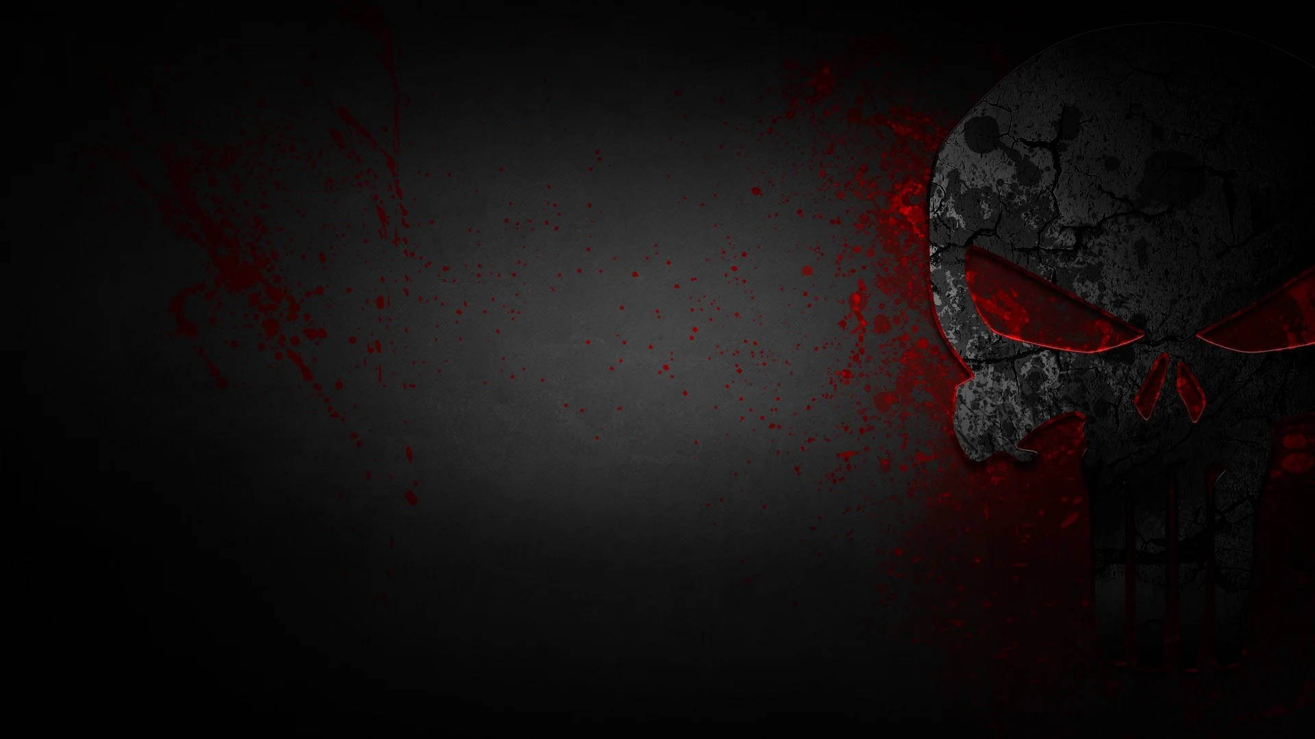 1920x1080 Download Bloody Skull Punisher Logo Wallpaper