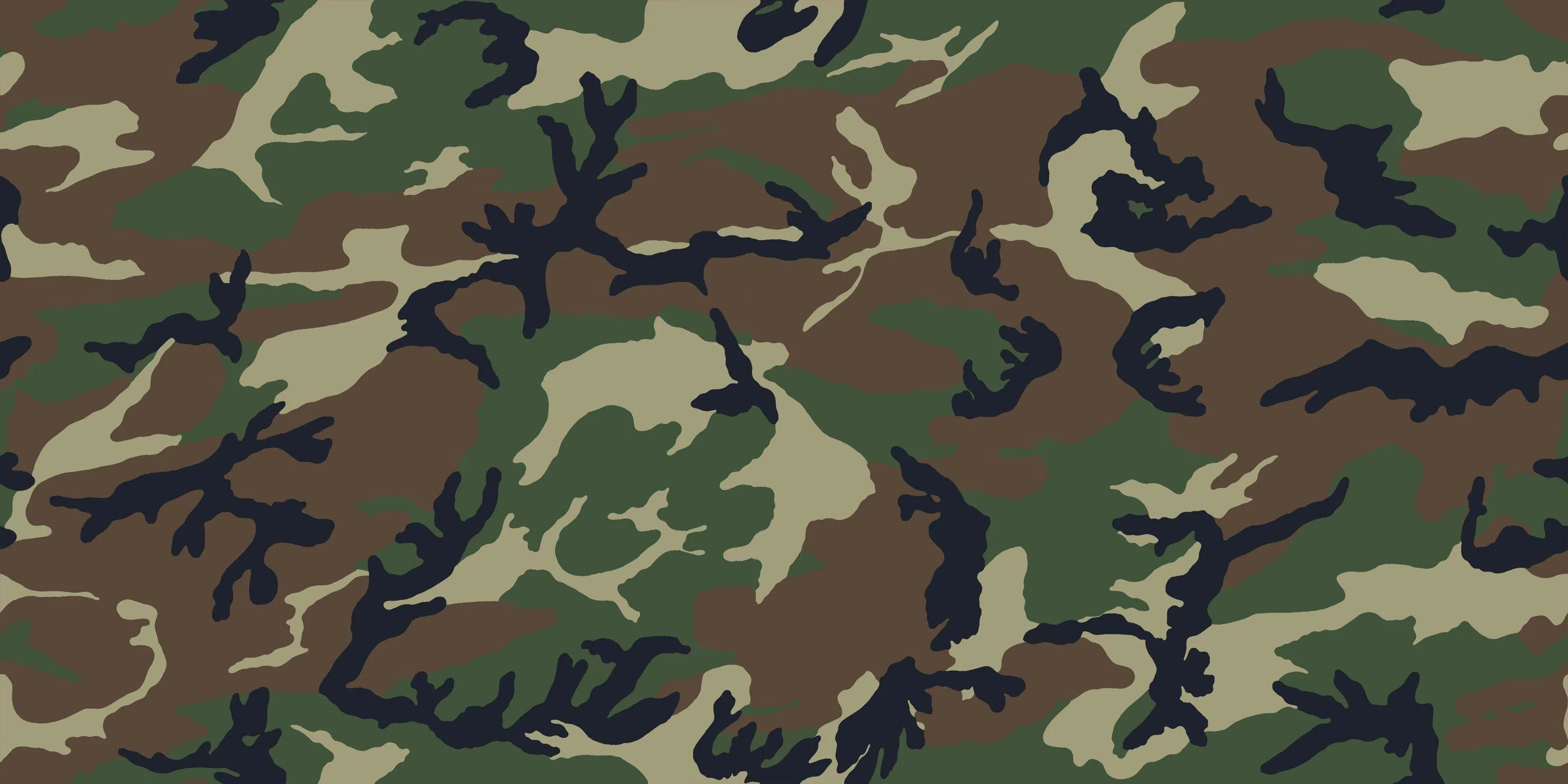 3000x1500 Woodland Camouflage Wallpapers HD