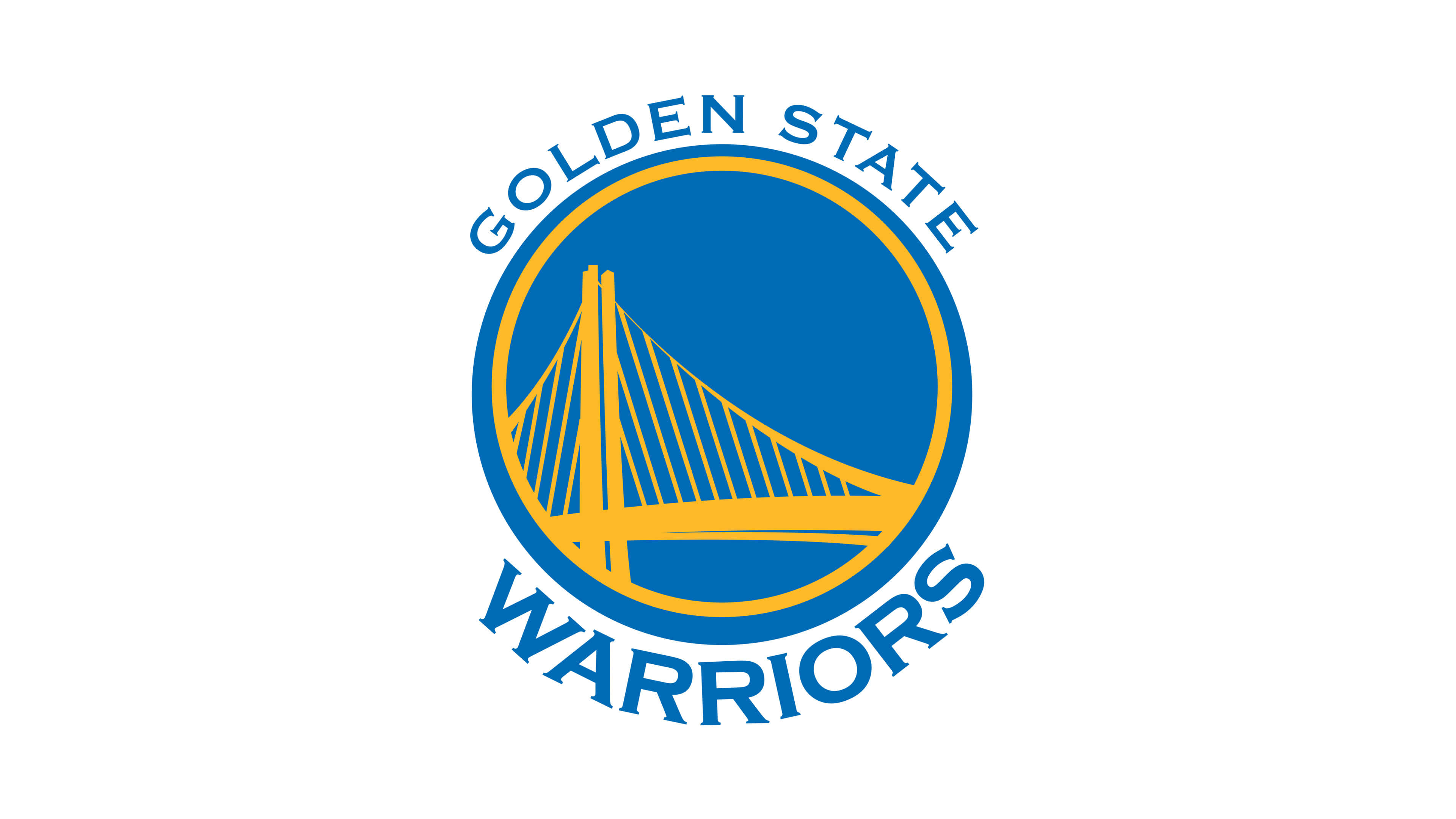 3840x2160 Golden State Warriors NBA Logo UHD 4K Wallpaper