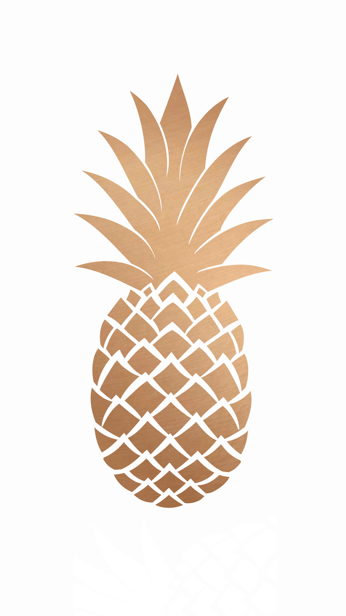 1152x2048 Gold Pineapple Wallpapers