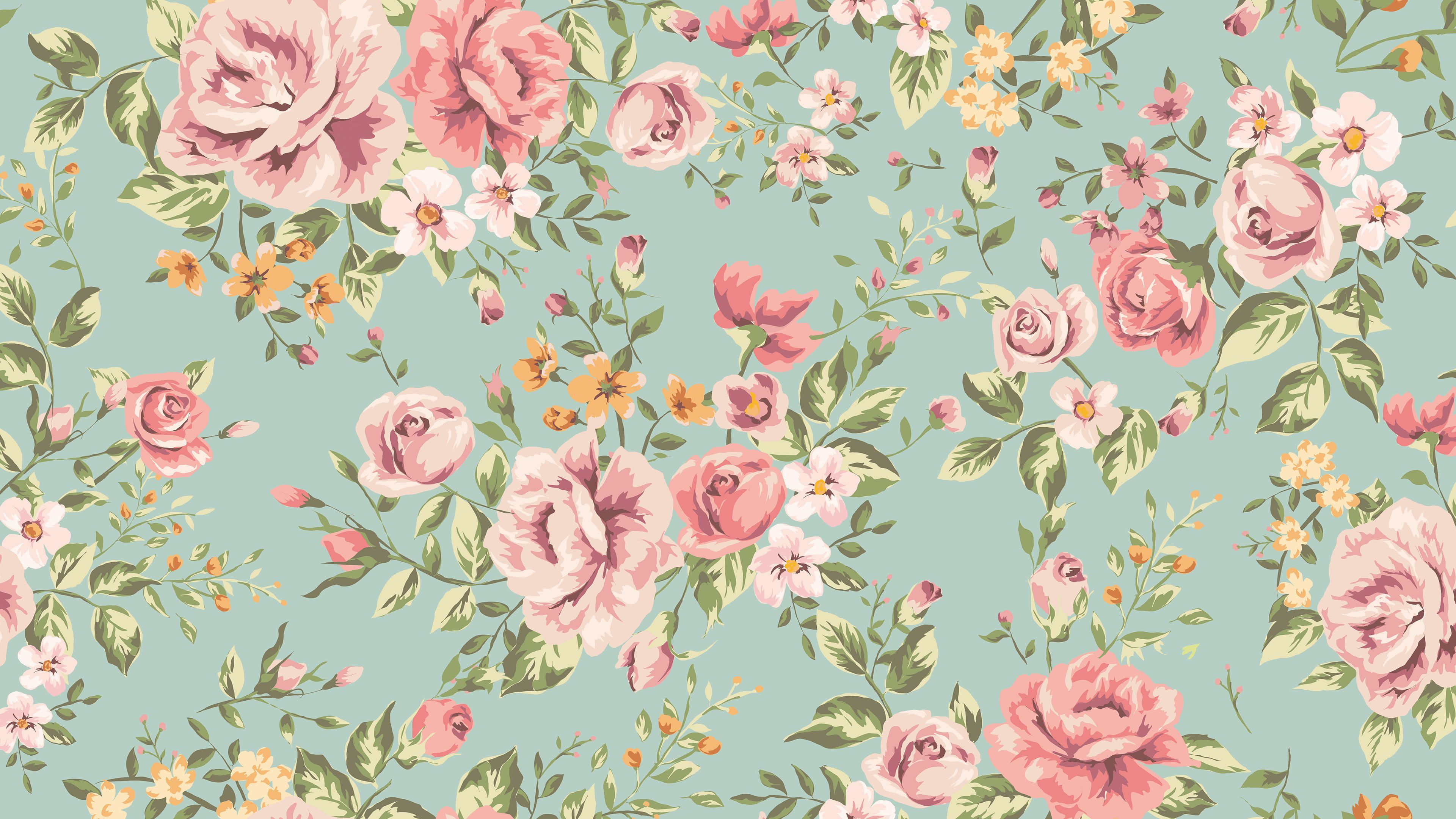 3840x2160 Floral Pattern Wallpapers
