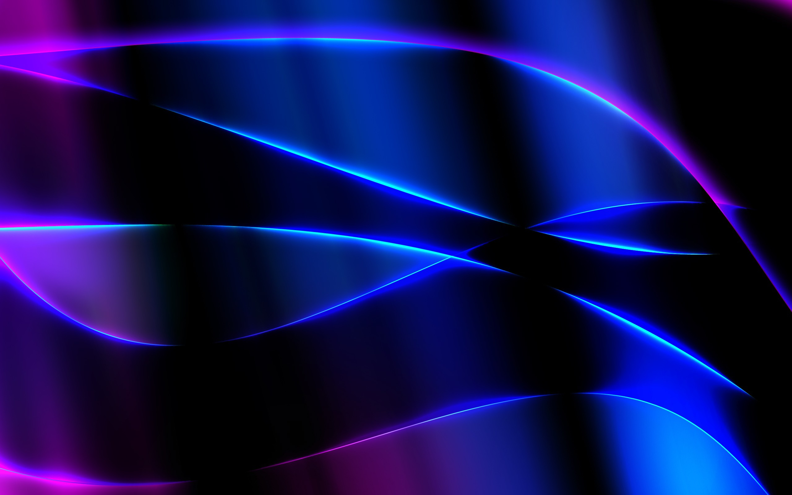 2560x1600 Wallpaper : neon, abstract, purple, wavy lines, blue, circle, lens flare, light, color, wave, shape, line, computer wallpaper, font ludendorf 19496 HD Wallpapers