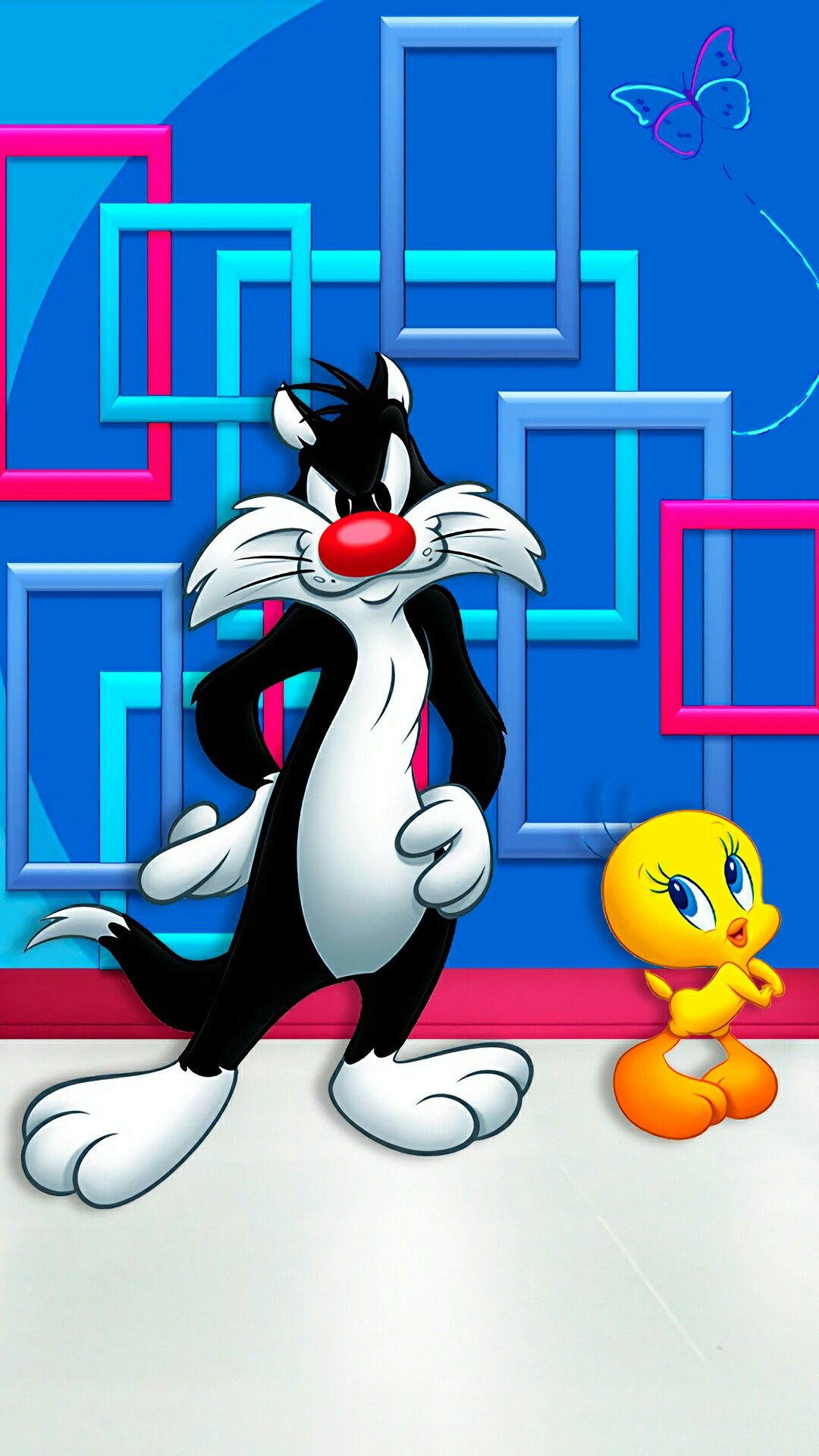 1080x1920 Tweety bird and #Sylvester&acirc;&#153;&yen; | Looney tunes cartoons, Looney tunes wallpaper, Cute cartoon wallpapers