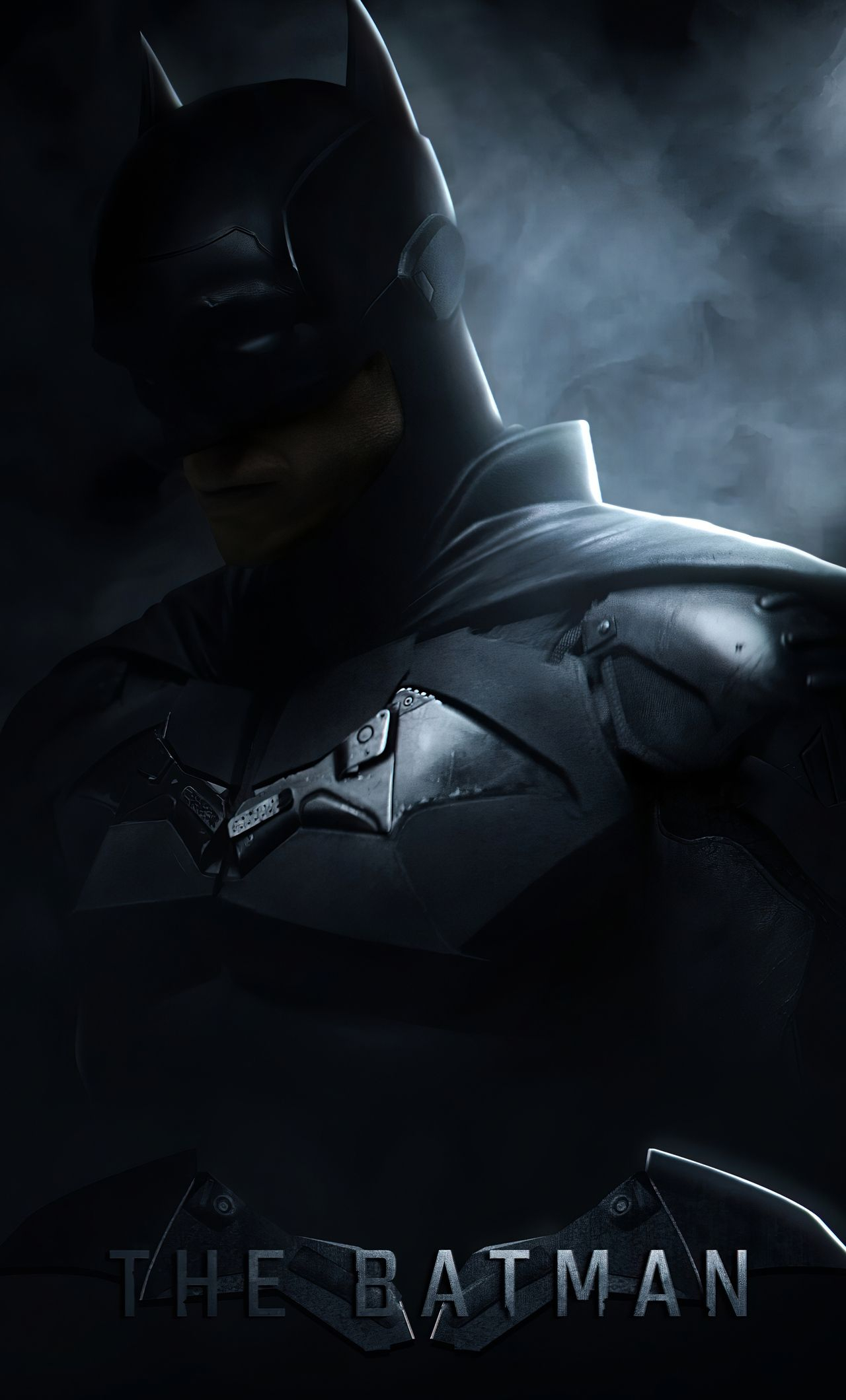 1280x2120 The Batman 2022 Logo Wallpapers