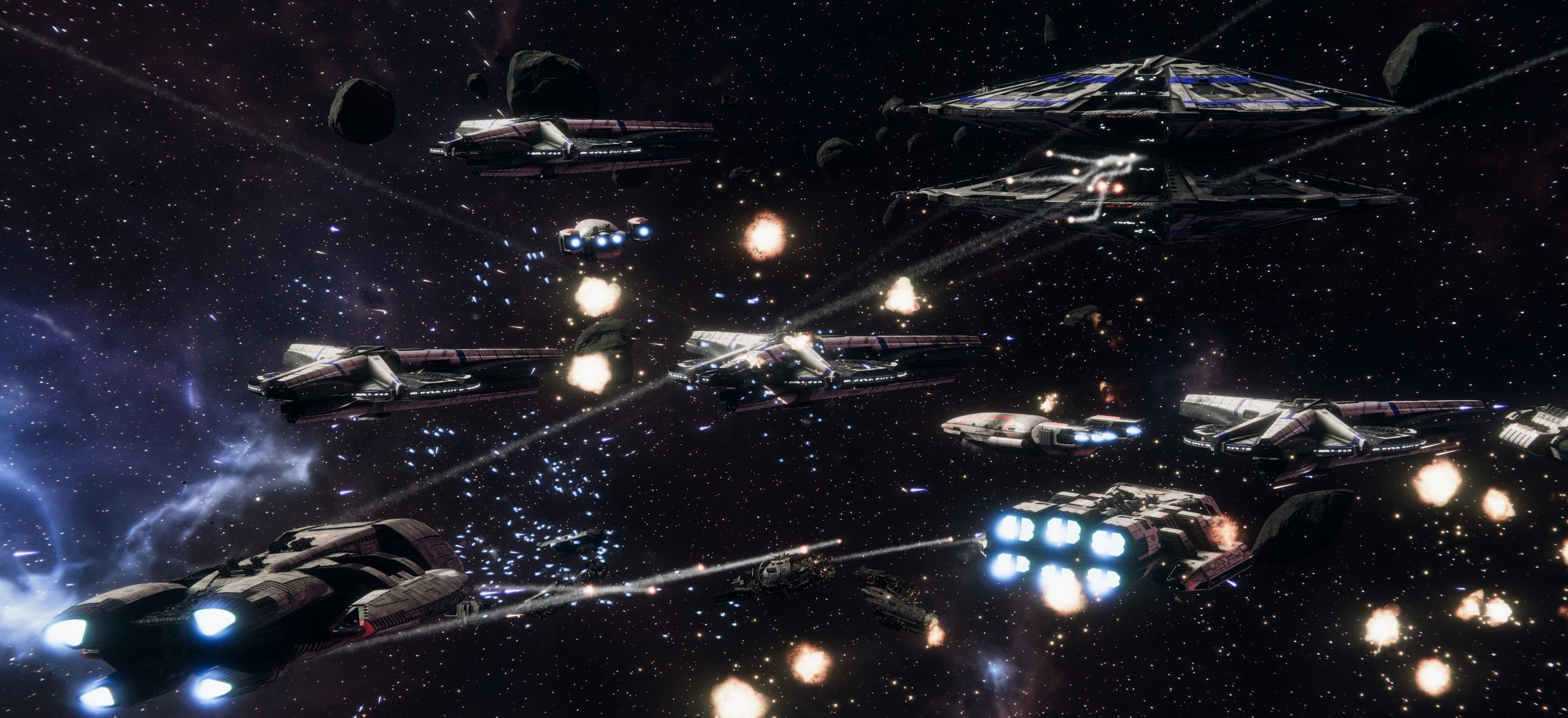 3840x1760 space space battle #Battleship #battlestar Battlestar Galactica #battle #Cylons #cylon #war #toast&acirc;&#128;&brvbar; | Space battles, Battlestar galactica, Star destroyer wallpaper
