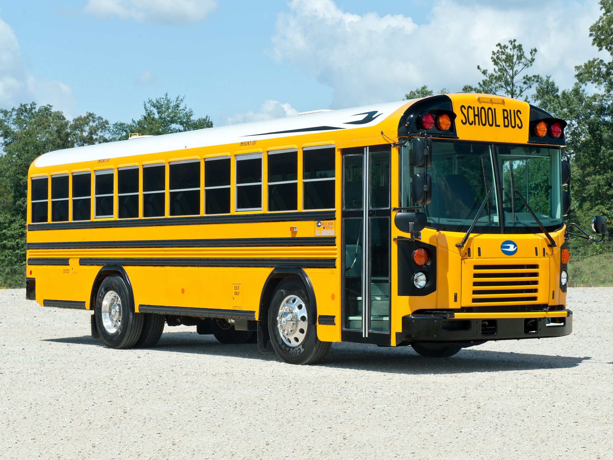 2048x1536 2008 Blue Bird All American F-E School Bus transport semi tractor wallpaper | | 437221