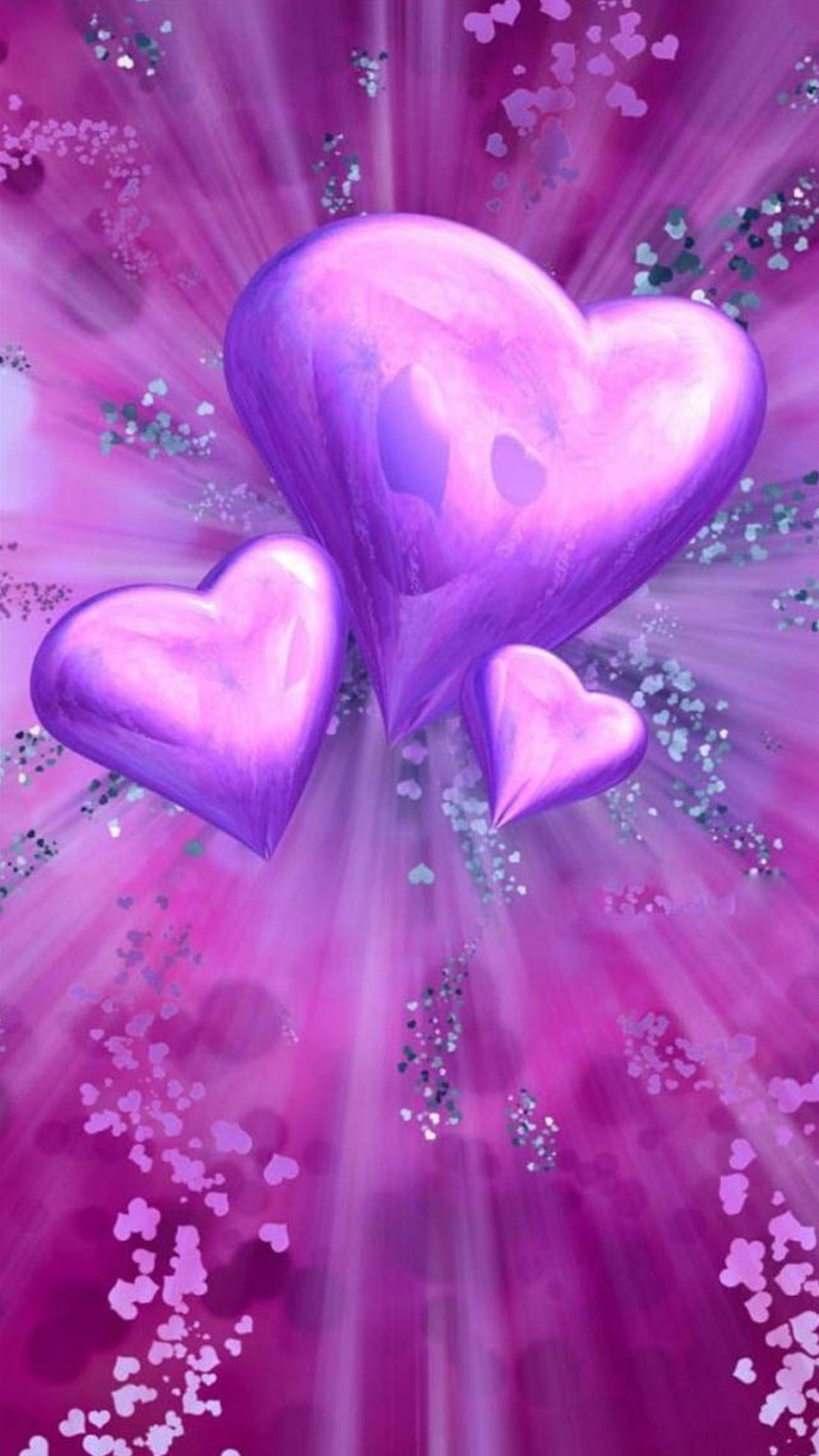 1080x1920 Abstract Love Art #iPhone #6 #plus #wallpaper | Heart wallpaper, Love shape, Colorful heart