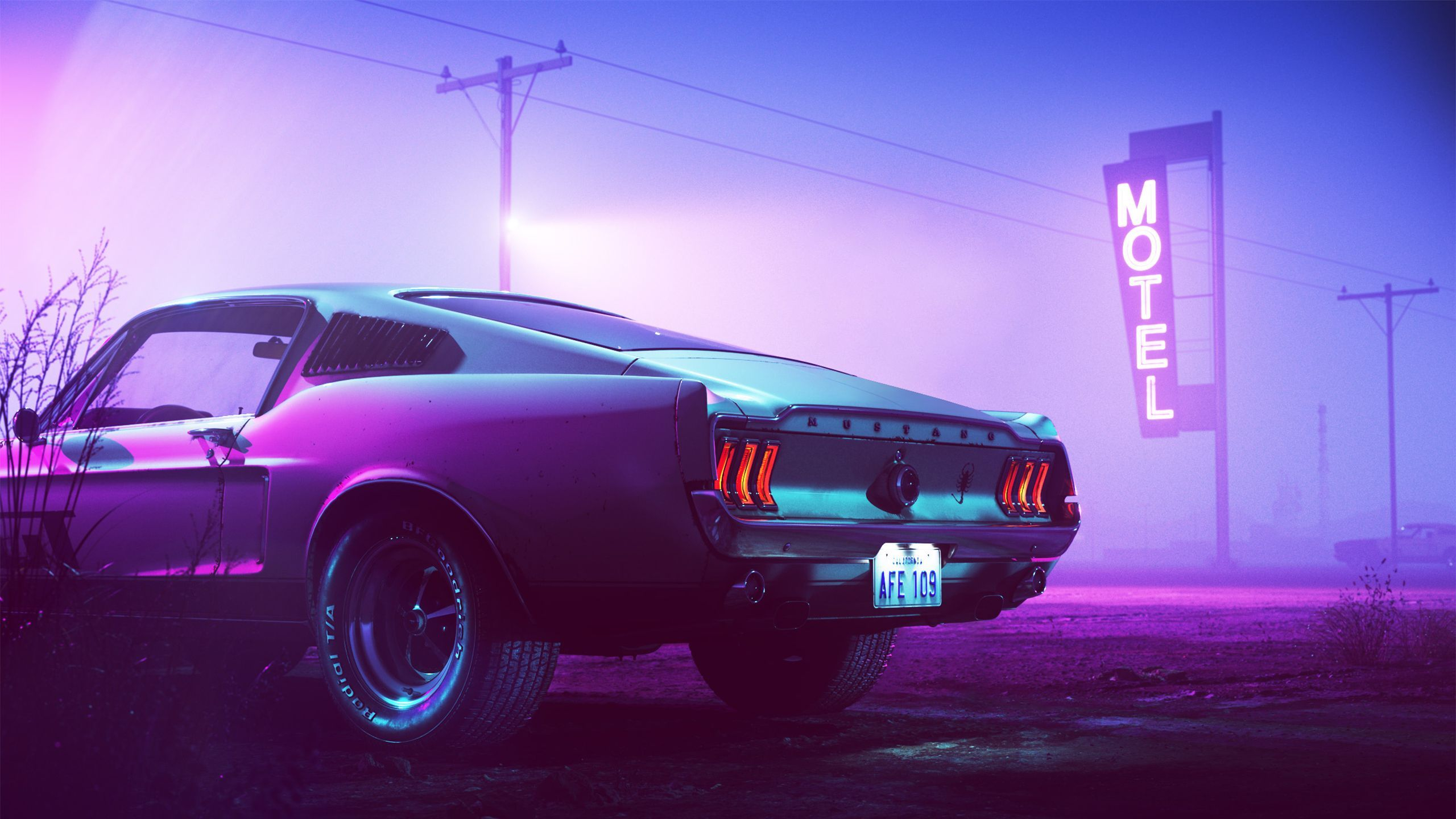 2560x1440 Neon Mustang Wallpapers Top Free Neon Mustang Backgrounds
