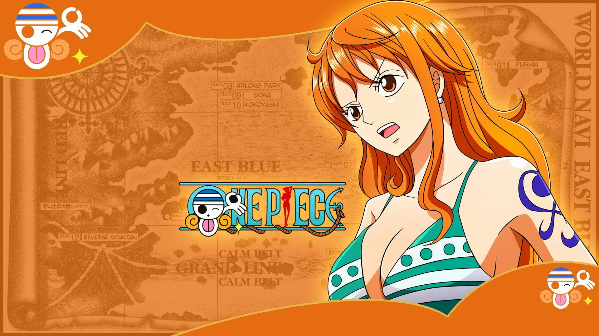 1920x1080 40 Nami Wallpaper | Top One Piece Backgrounds |