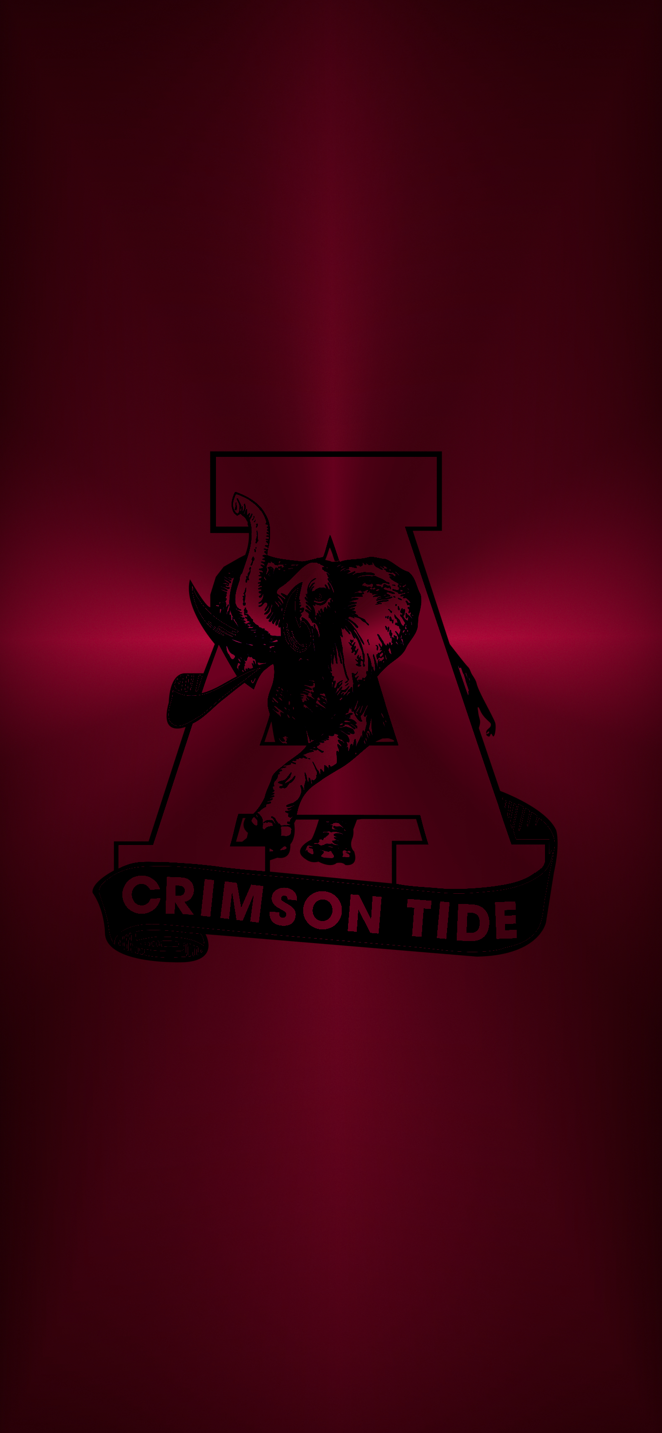 1358x2939 bama logo 11 Metal | Alabama crimson tide football, Crimson tide, Alabama crimson tide log