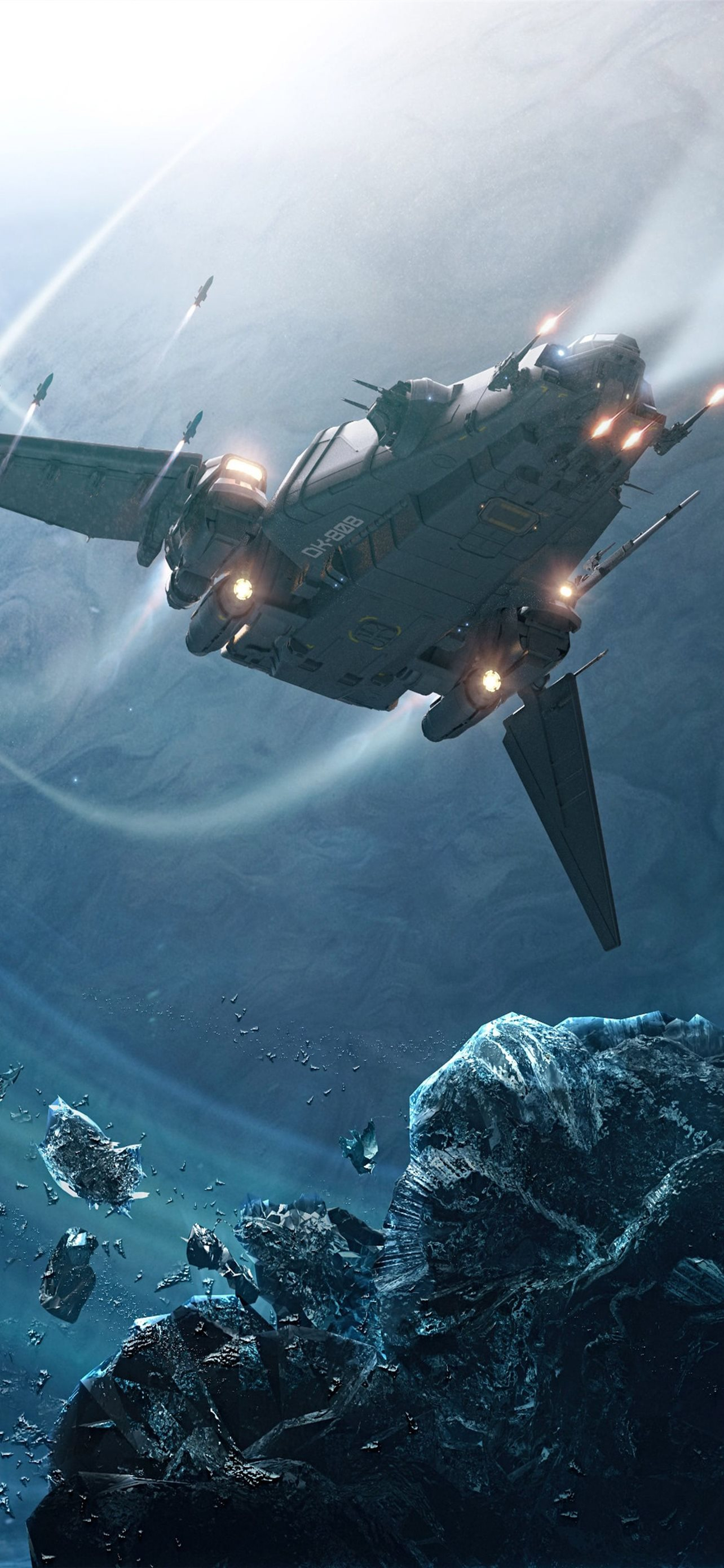 1284x2778 spaceships hd iPhone Wallpapers Free Download