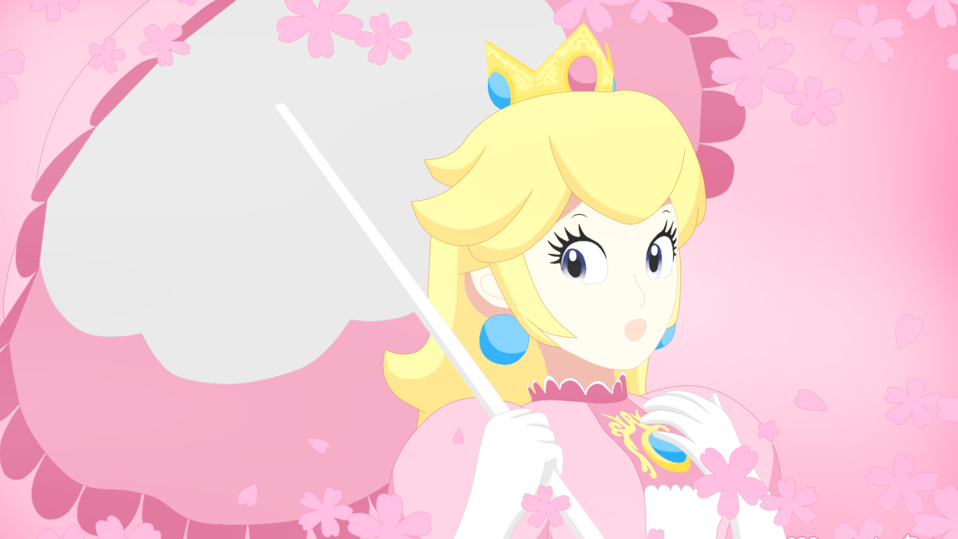 1920x1080 Princess Peach Super Mario Bros. Wallpaper #2887158 Zerochan Anime Image Board