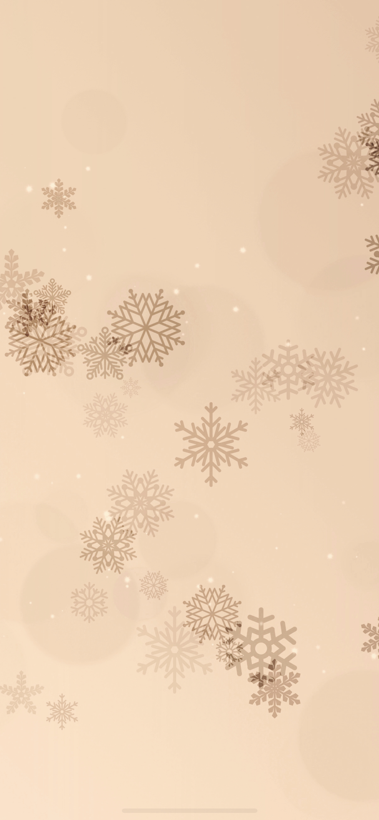 1284x2778 Falling snowflakes wallpapers to match iPhone 13 Pro colors