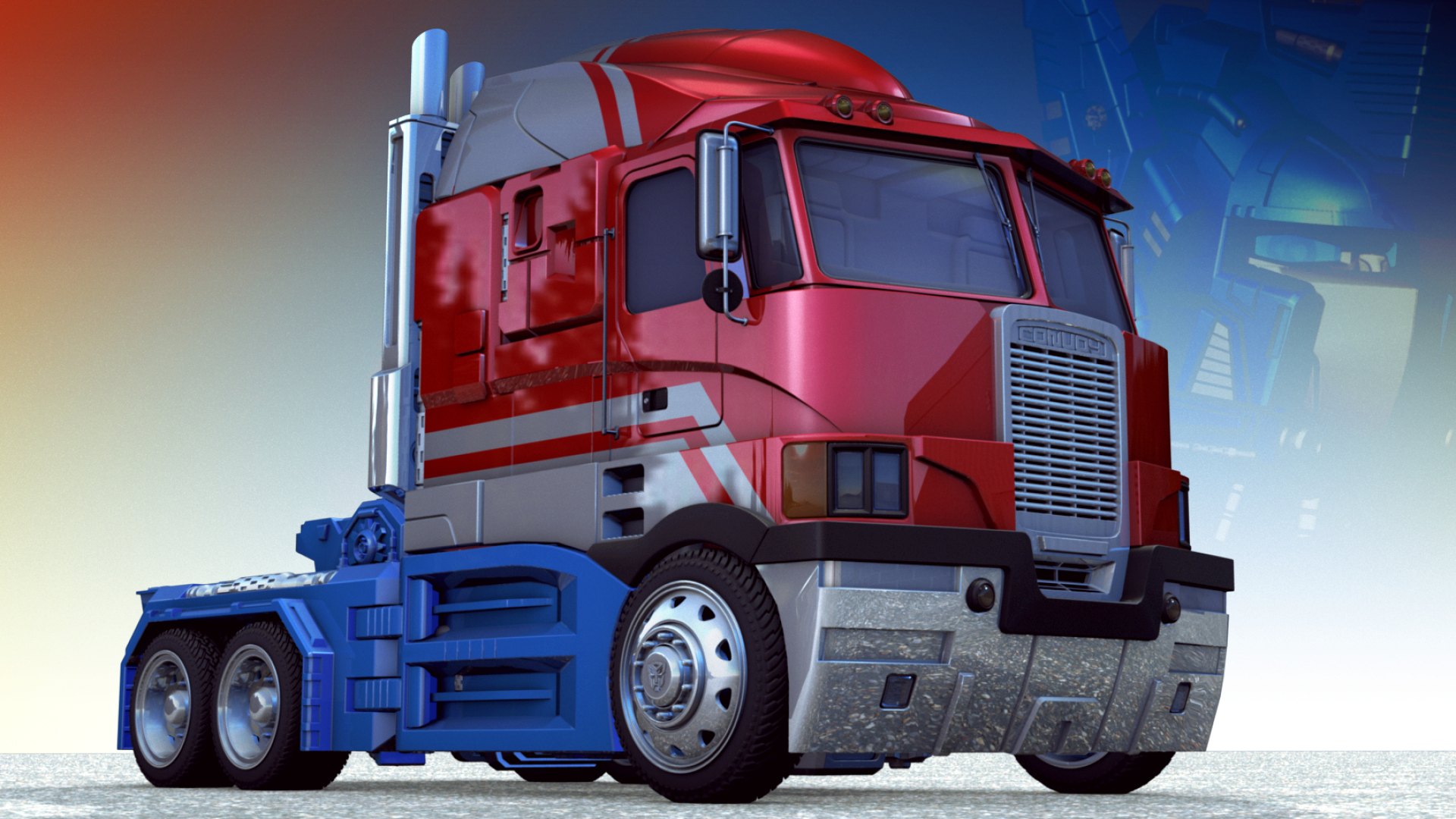 1920x1080 Realistic Classics Optimus Prime Truck Mode | Optimus prime truck, Transformers optimus prime, Optimus prime