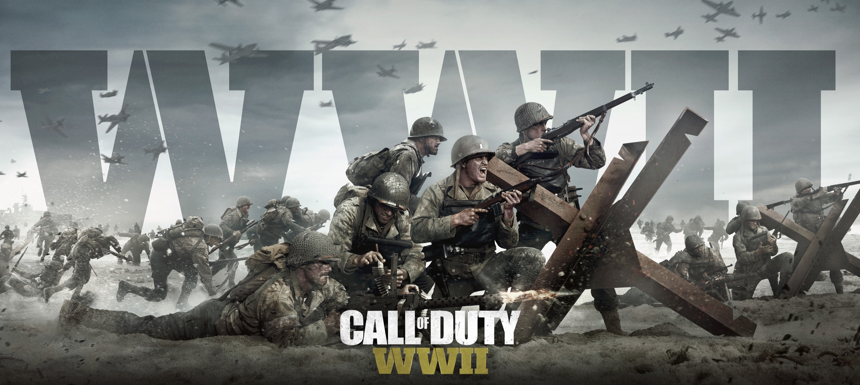 3000x1343 20+ Call of Duty: WWII HD Wallpapers and Backgrounds
