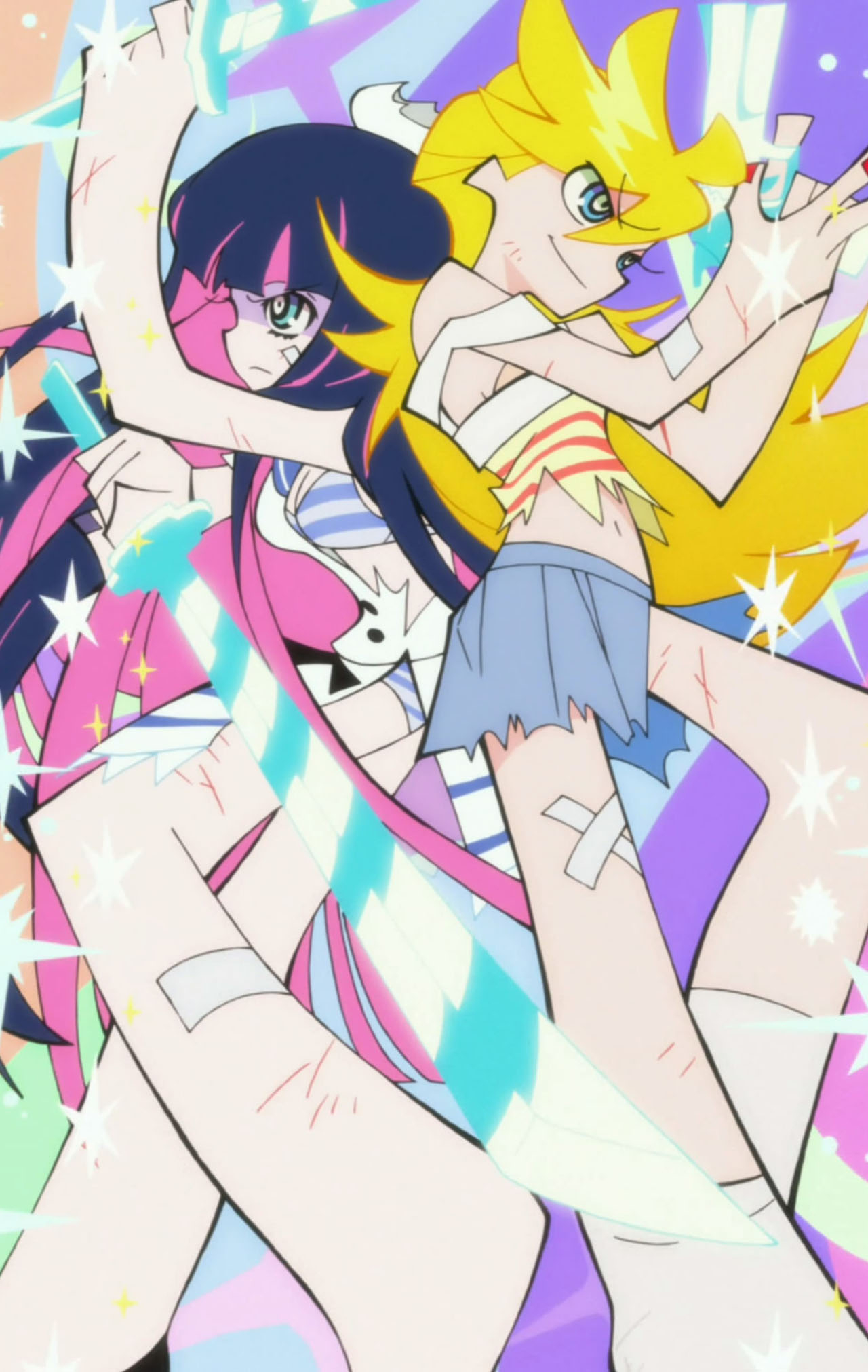 1280x2022 Panty and Stocking With Garterbelt Series Mobile Wallpaper #388364 Zerochan Anime Image Board