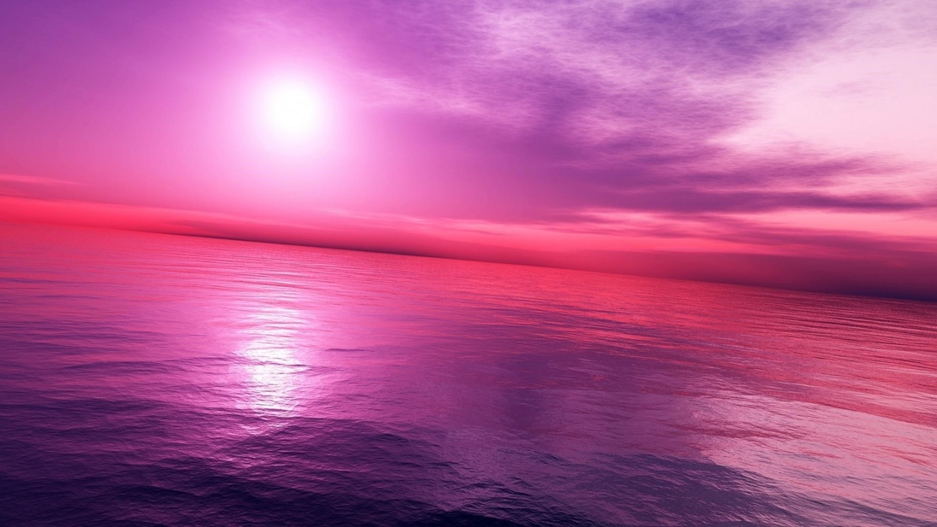 1920x1080 27 Pink Sunset Wallpapers Wallpaperboat