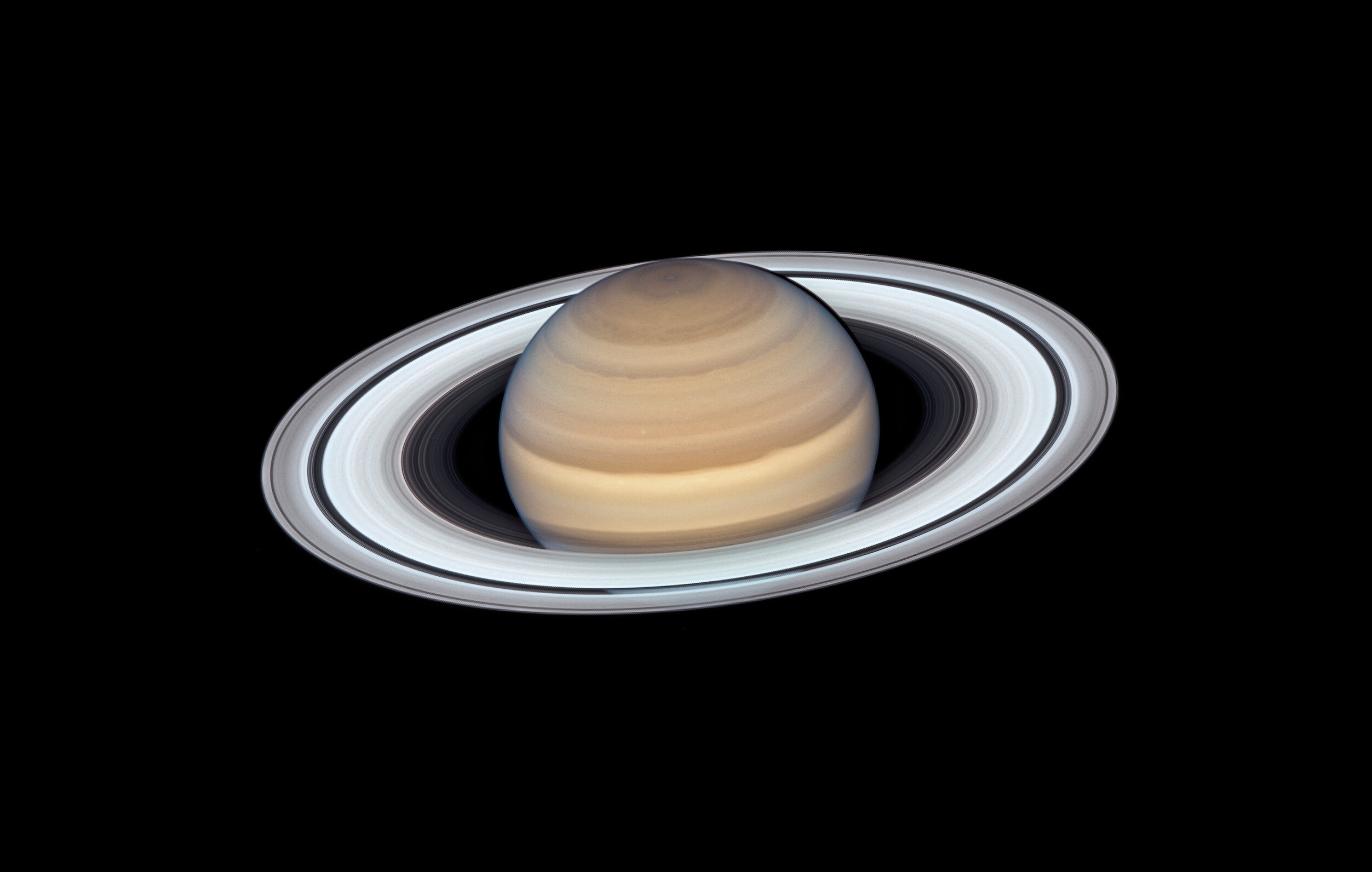 2505x1592 Latest Saturn Portrait | ESA/Hubble