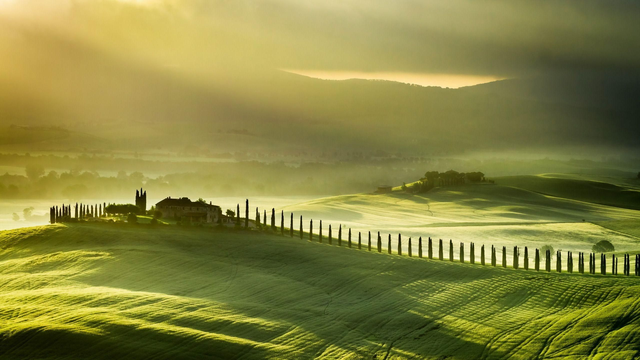 2560x1440 Tuscany Wallpapers | Beautiful landscape images, Italy landscape, Tuscany landscape