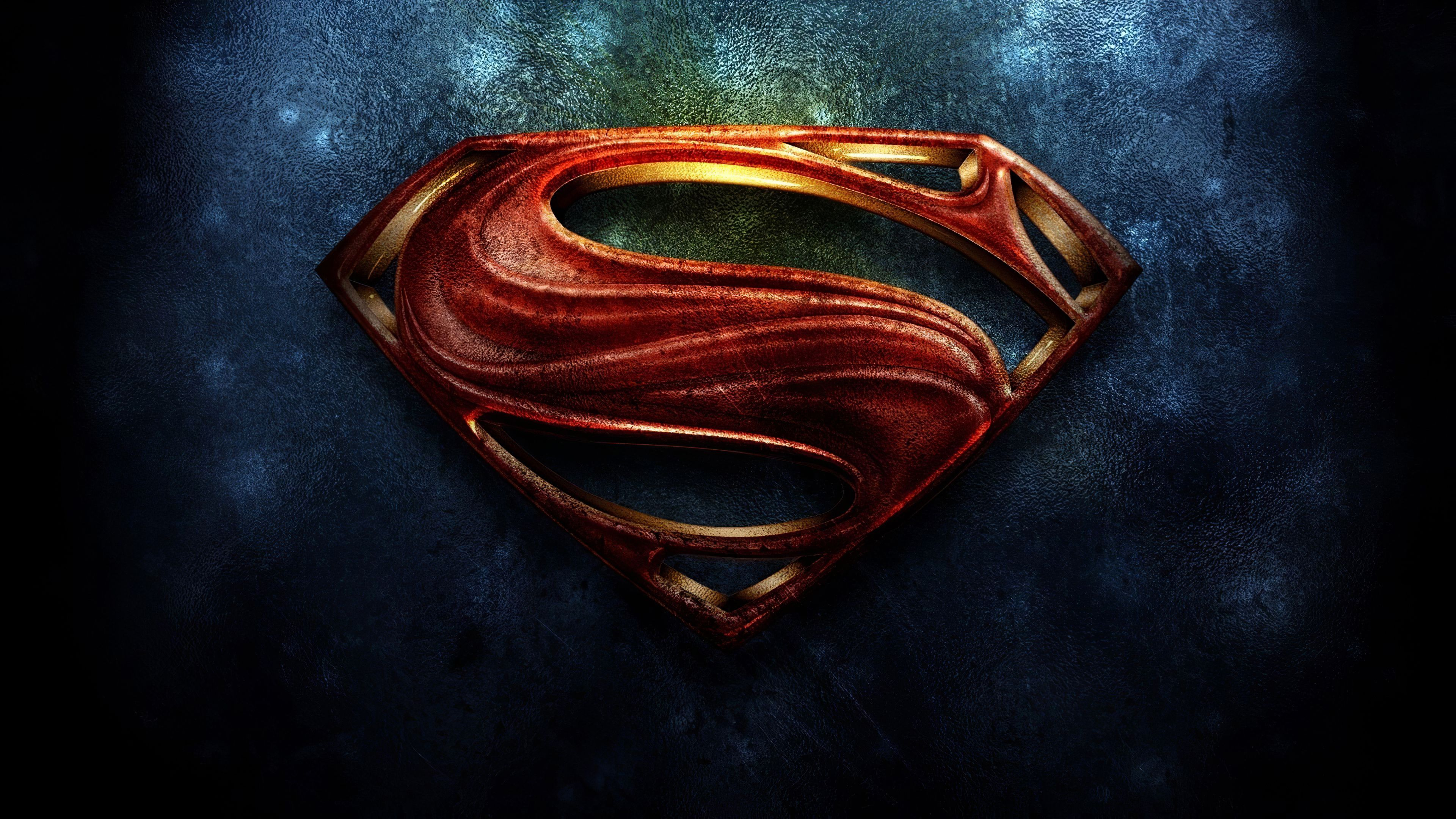3840x2160 Superman Logo 4K Wallpapers Top Free Superman Logo 4K Backgrounds