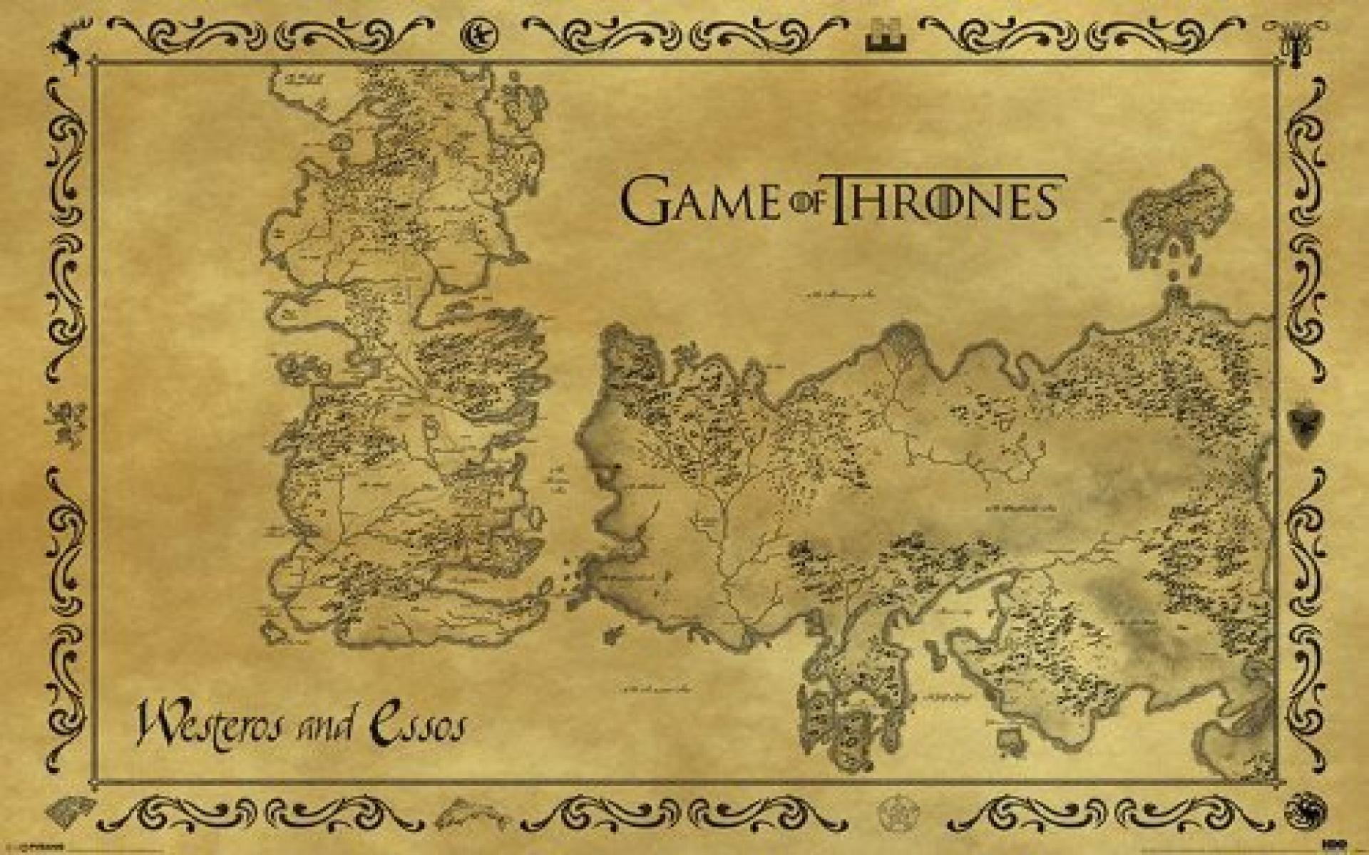 1920x1200 32+] Westeros Map Wallpapers