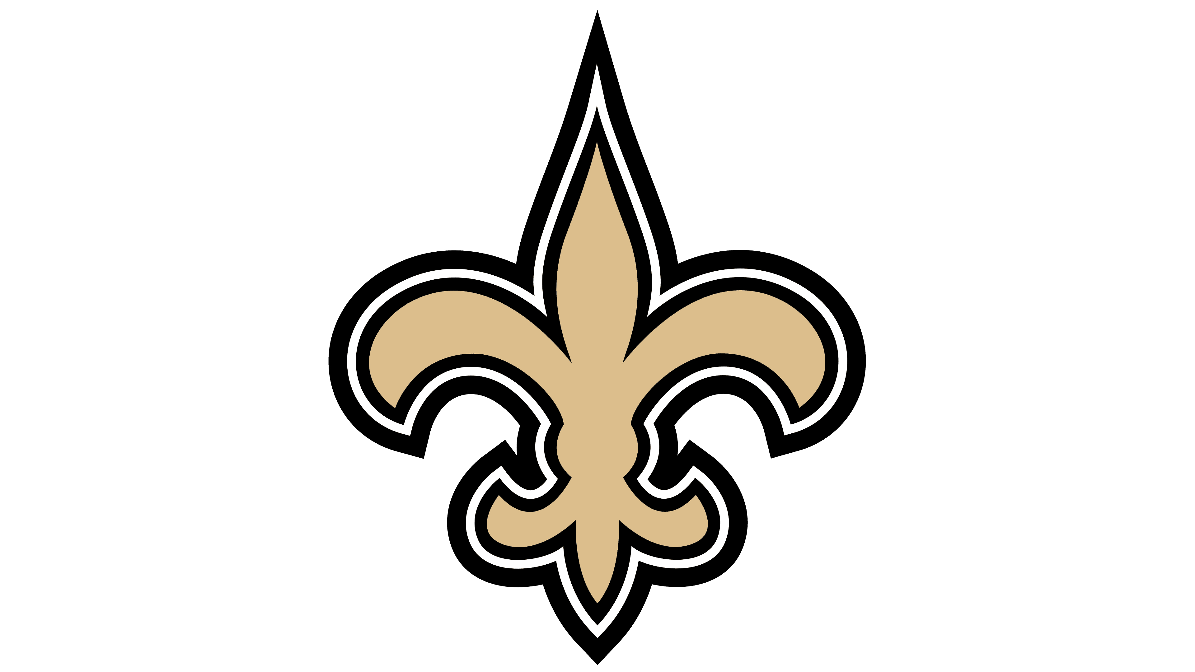 3840x2160 New Orleans Saints Logo, symbol, meaning, history, PNG