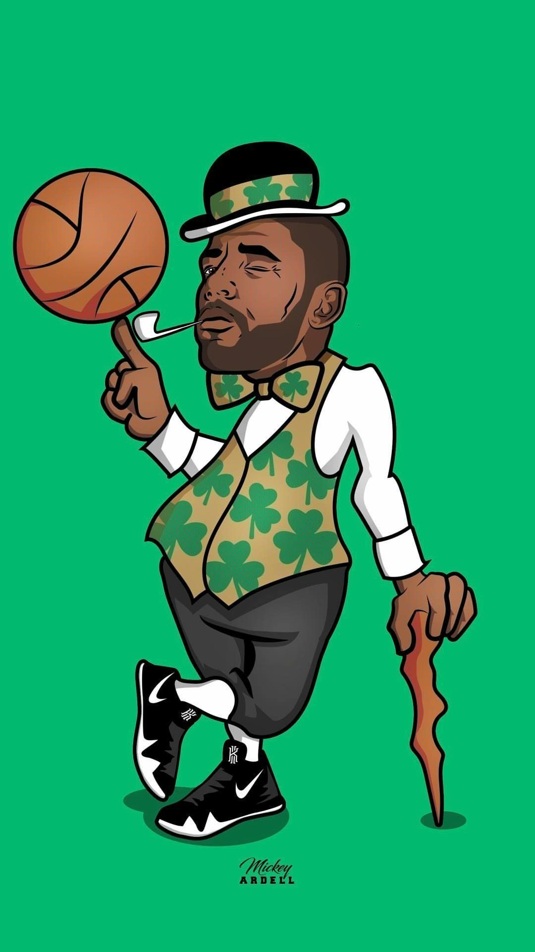 1080x1920 Kyrie Irving Cartoon Wallpapers Top Free Kyrie Irving Cartoon Backgrounds