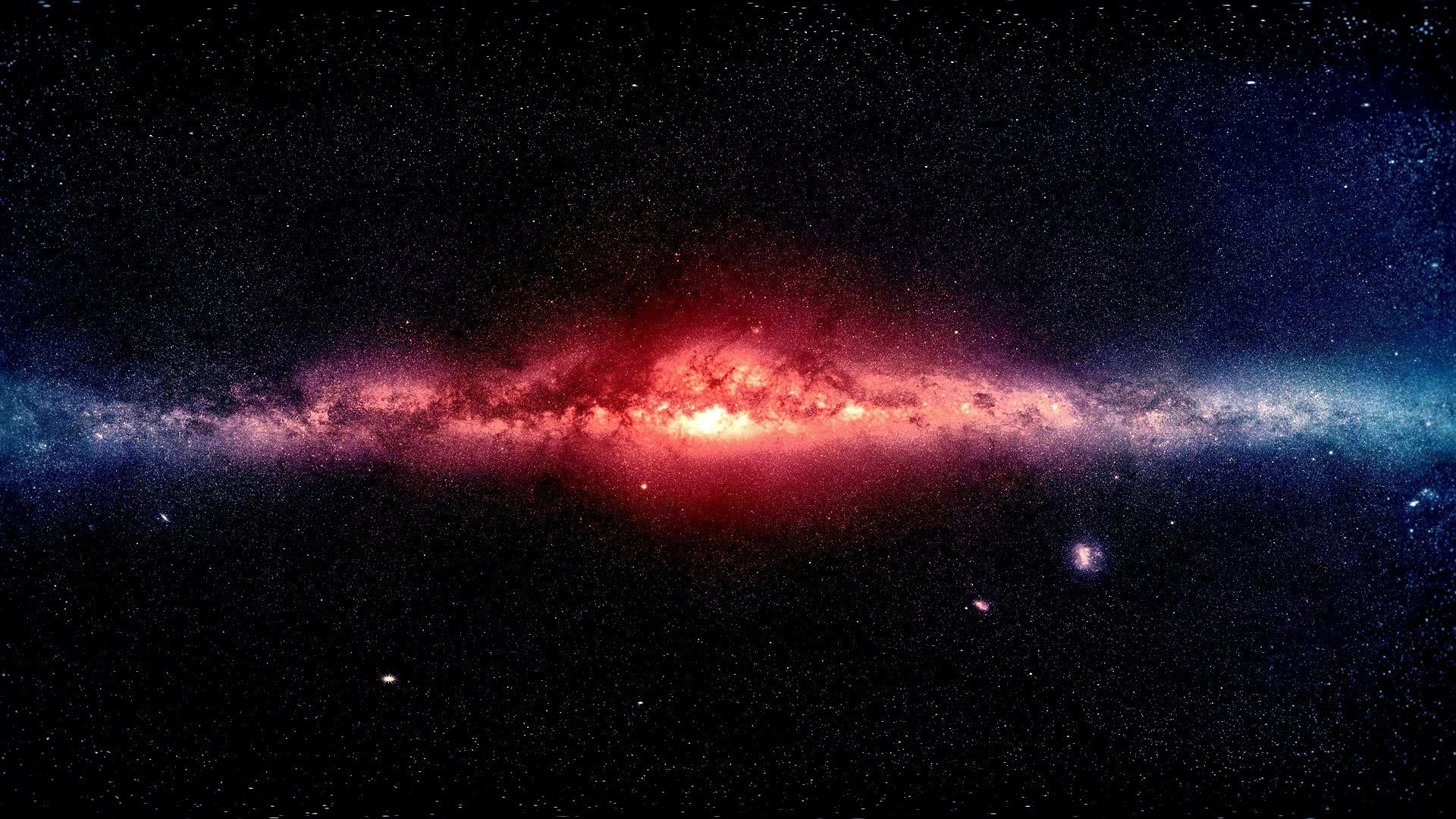 1920x1080 Red and purple galaxy HD wallpaper