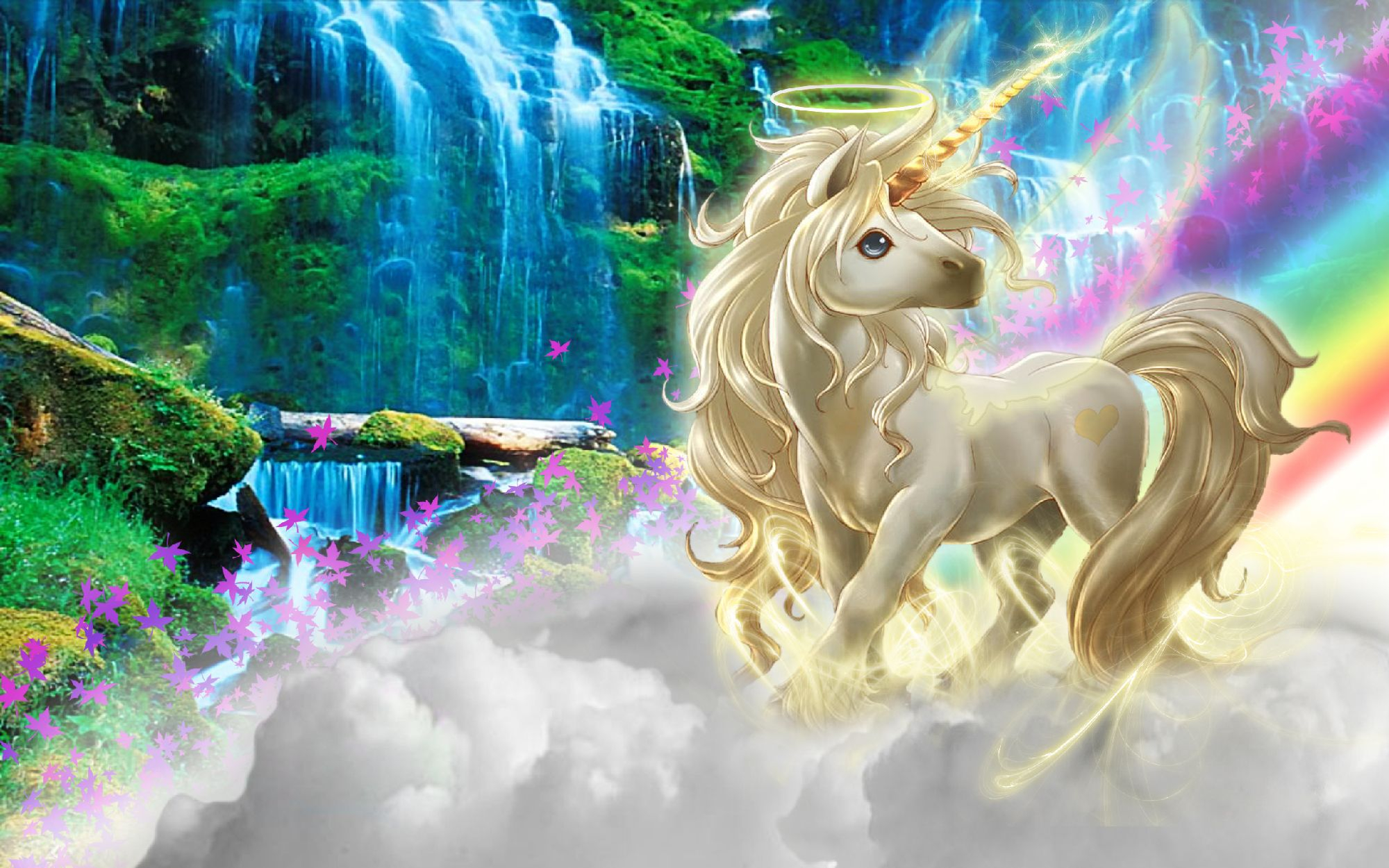 2000x1250 Rainbow Unicorn Wallpapers Top Free Rainbow Unicorn Backgrounds