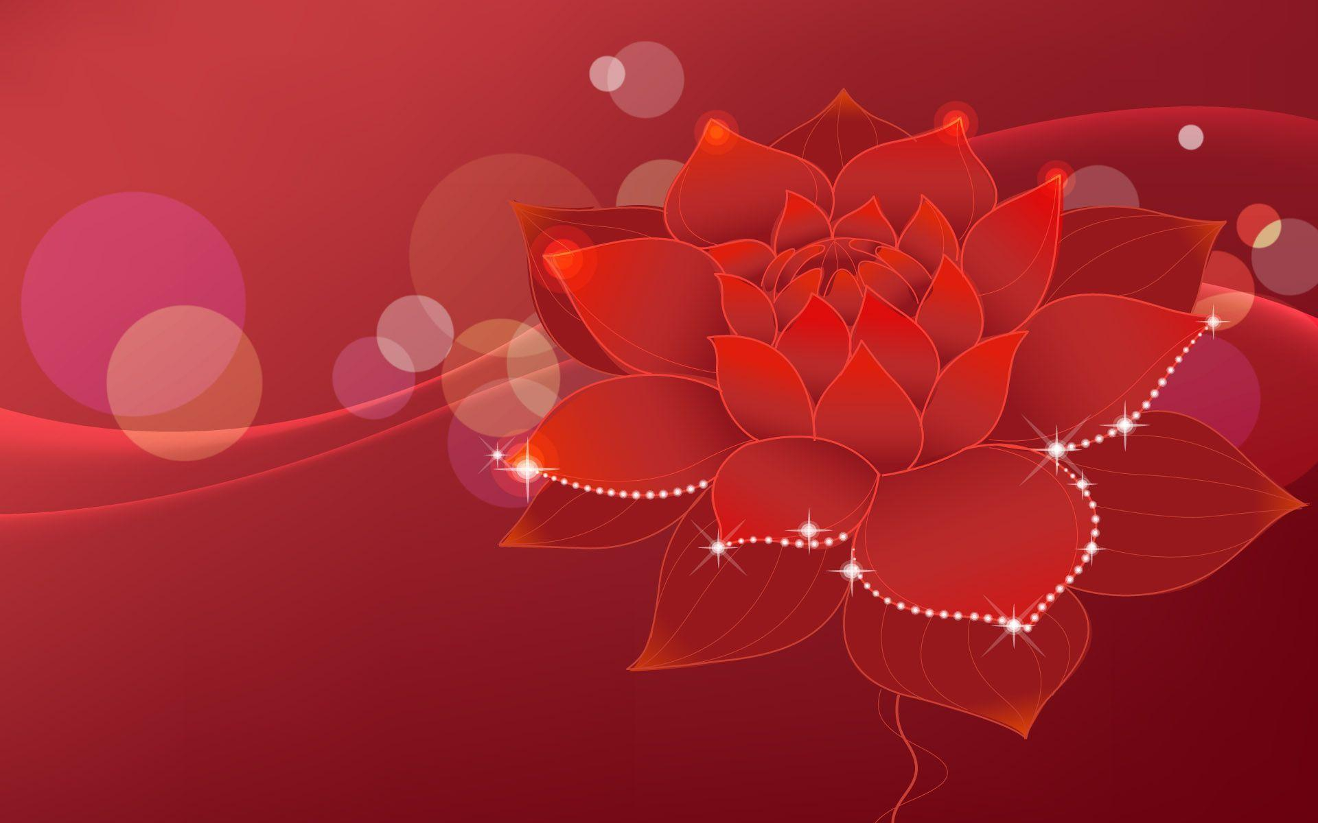 1920x1200 Red Flower Wallpapers