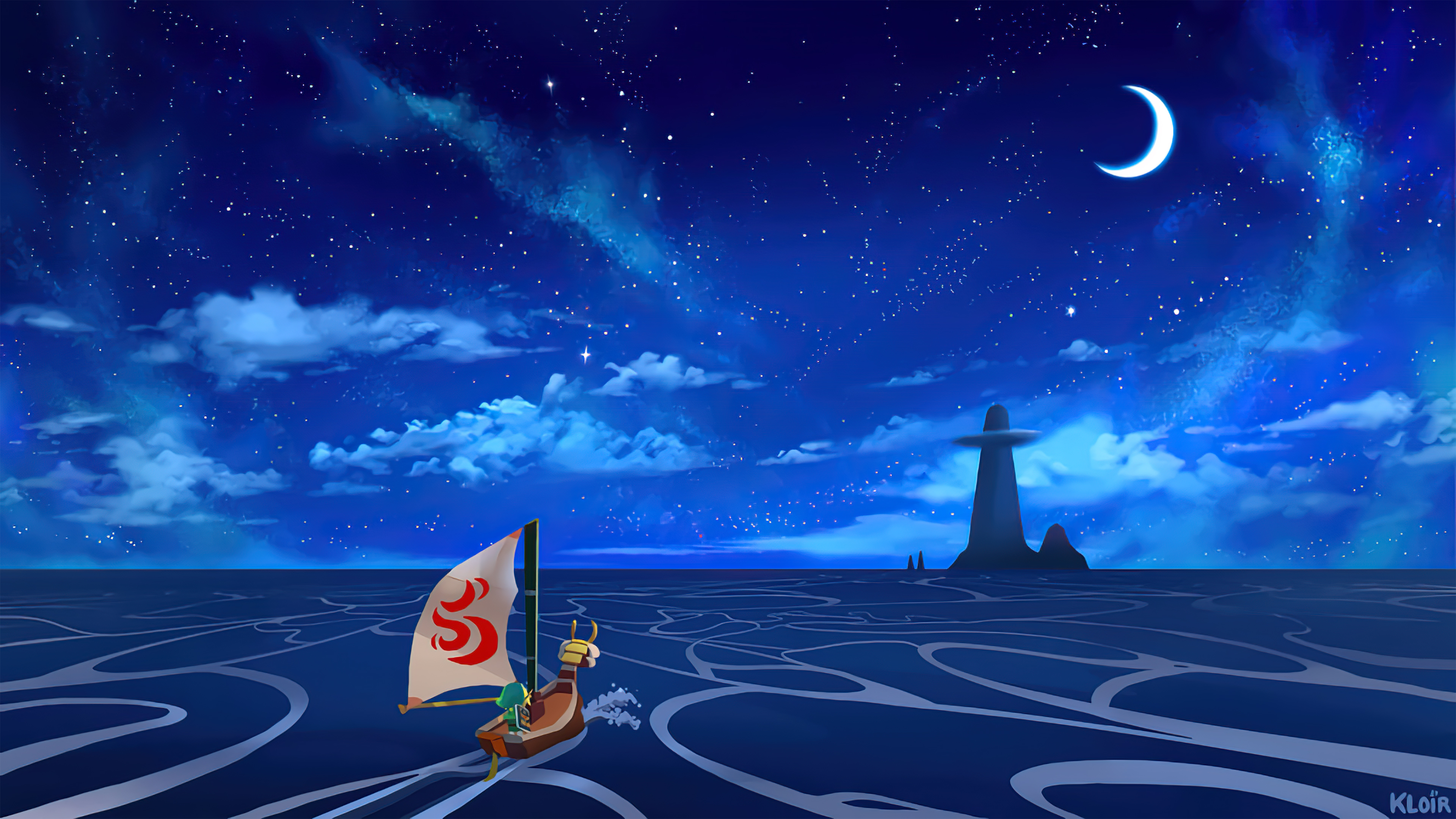3840x2160 Wind Waker Night 4k, HD Games, 4k Wallpapers, Images, Backgrounds, Photos and Pictures