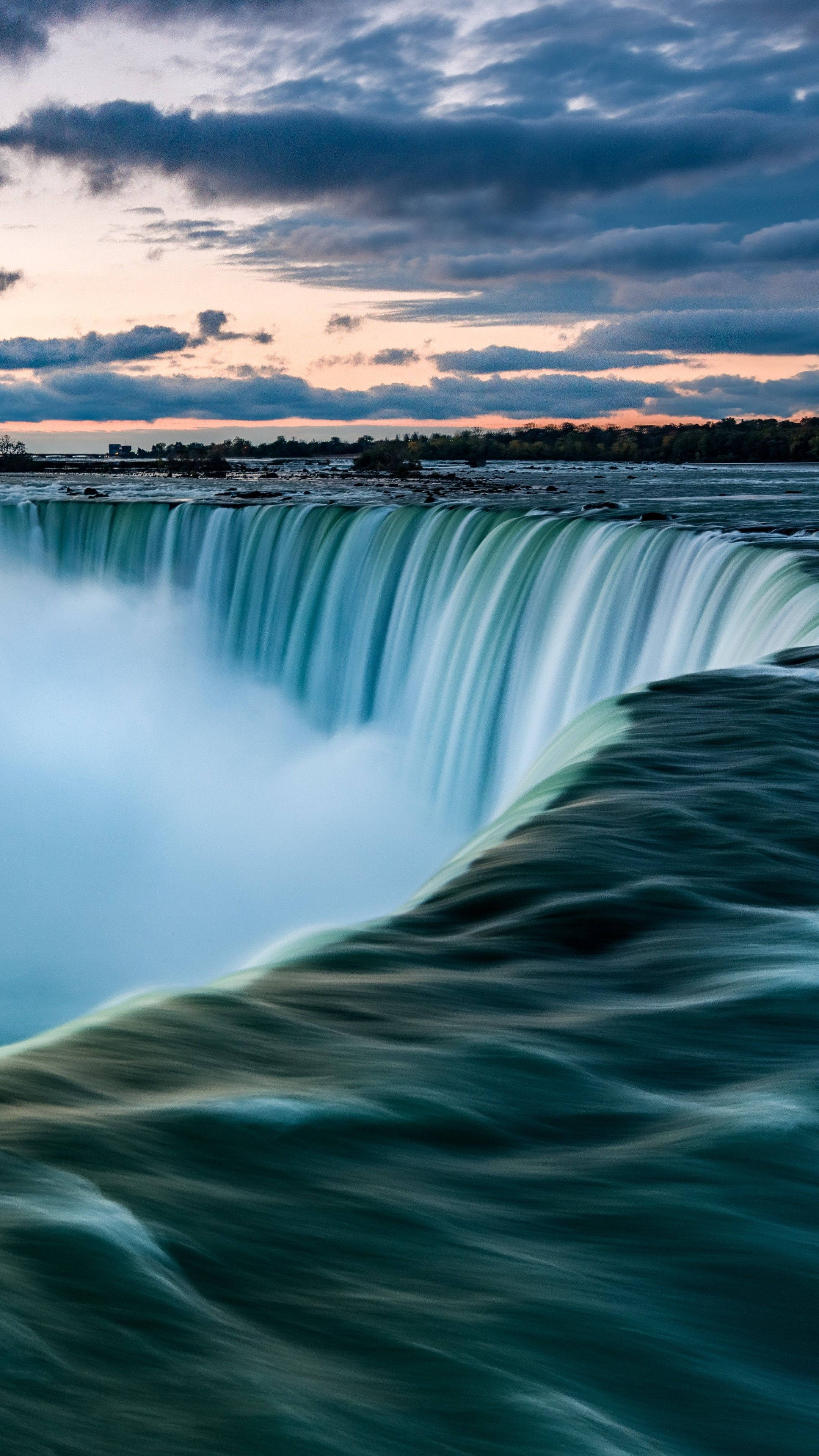 2160x3840 Download Niagara Falls By Night Wallpaper