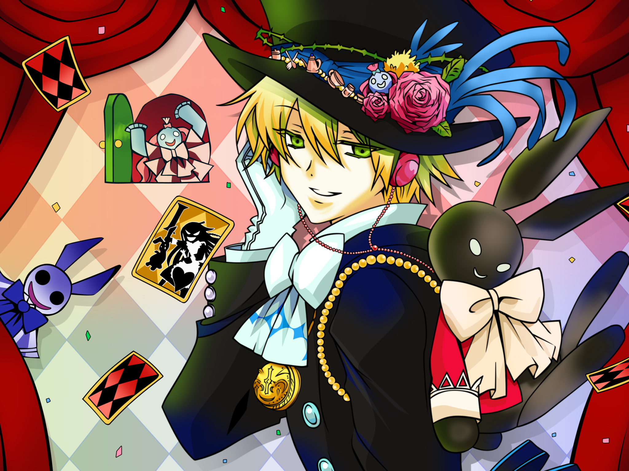 2048x1536 The Mad Hatter and his toys Pandora Hearts Wallpaper (6276827) Fanpop