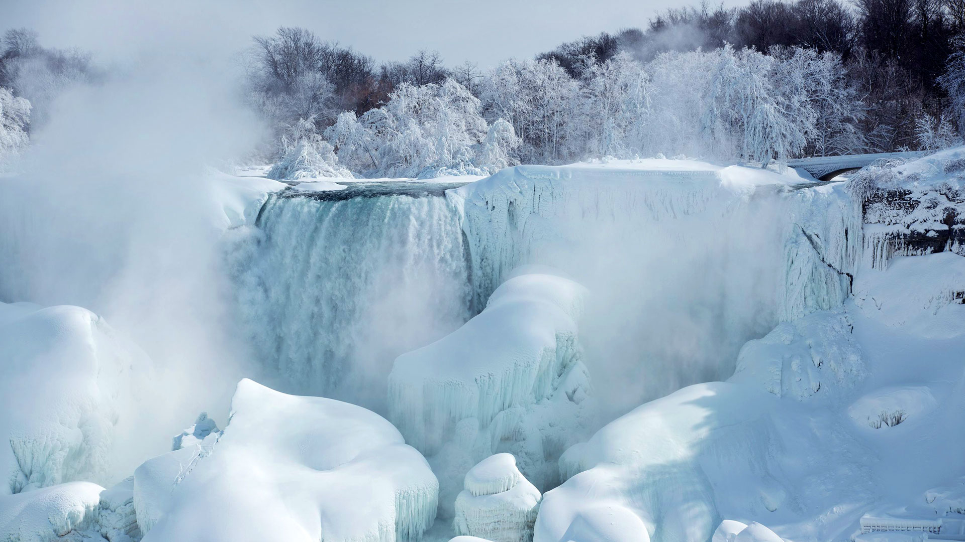 1920x1080 Niagara Falls Frozen &acirc;&#128;&#147; Bing Wallpaper Download
