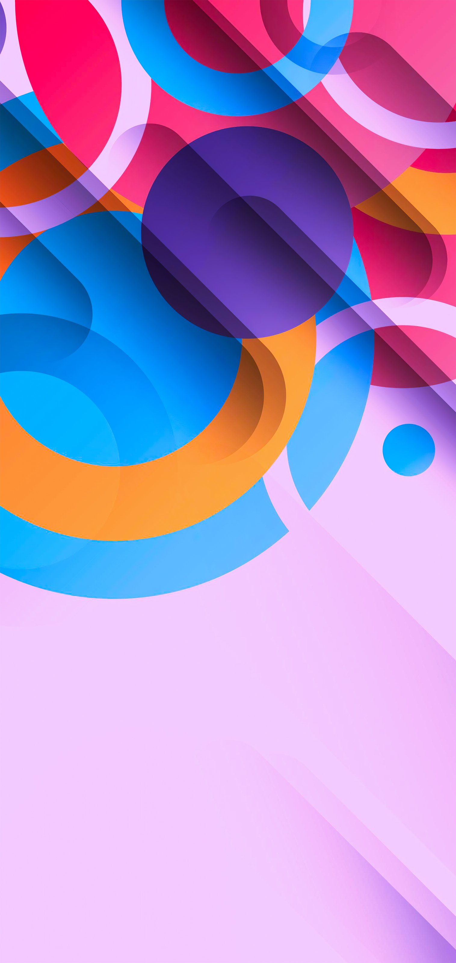 1516x3200 Abstract wallpapers with geometric colors and shapes for iPhone