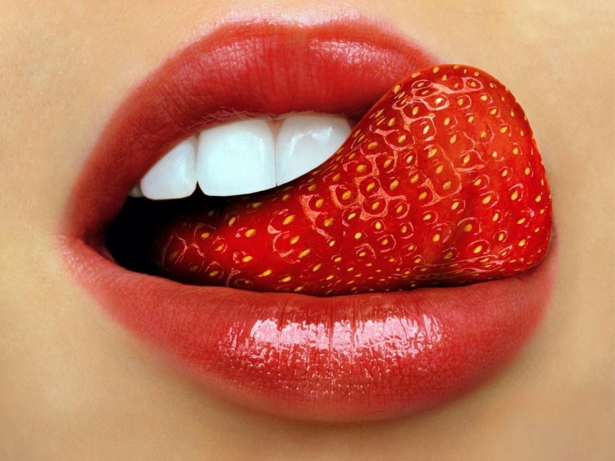 2080x1560 Download lips, strawberry, red lips, sexy lips, strawberry lips Porno Photos, Erotic Wallpapers