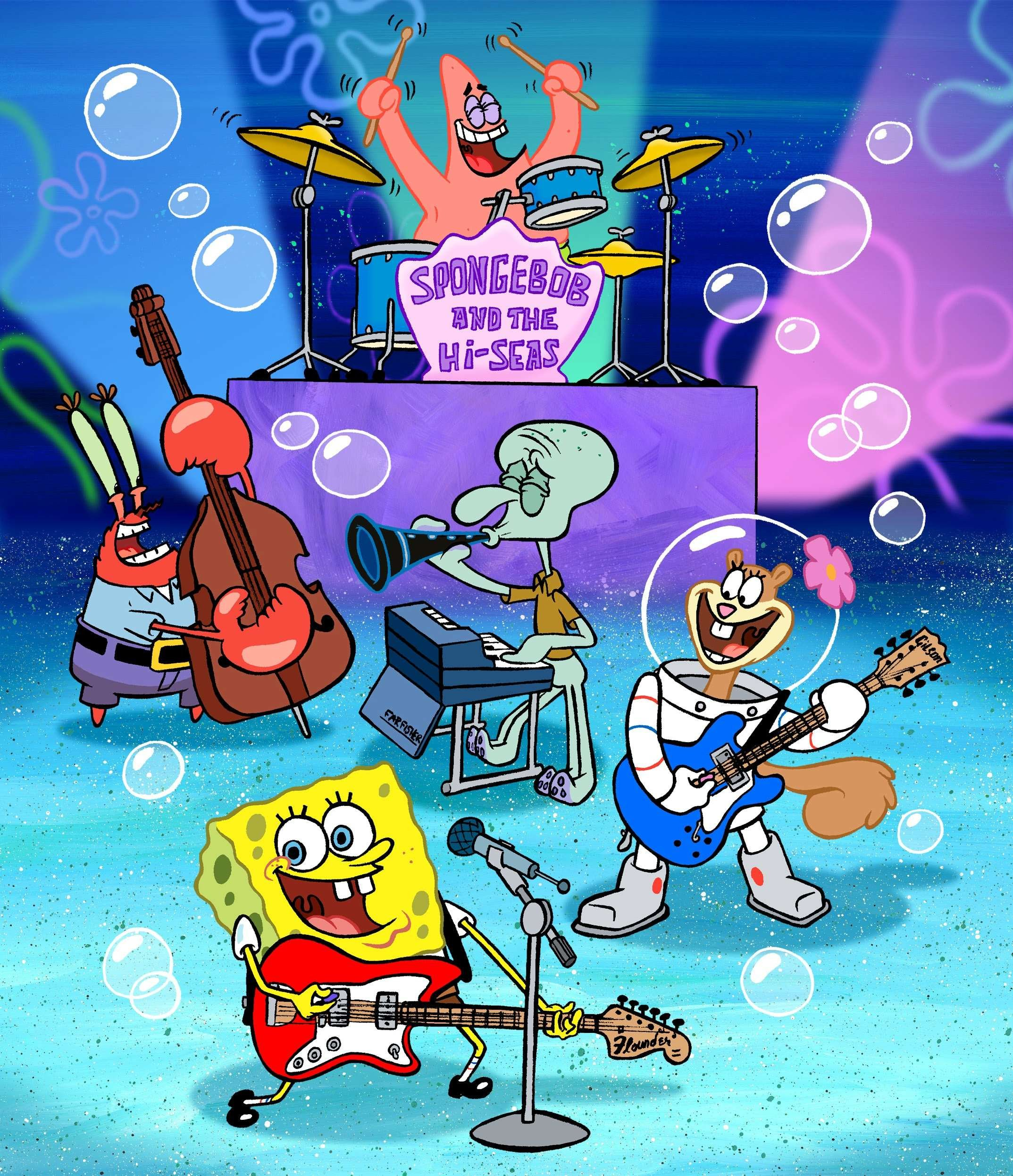 2147x2491 Spongebob's band wallpaper Spongebob Squarepants Wallpaper (40592830) Fanpop