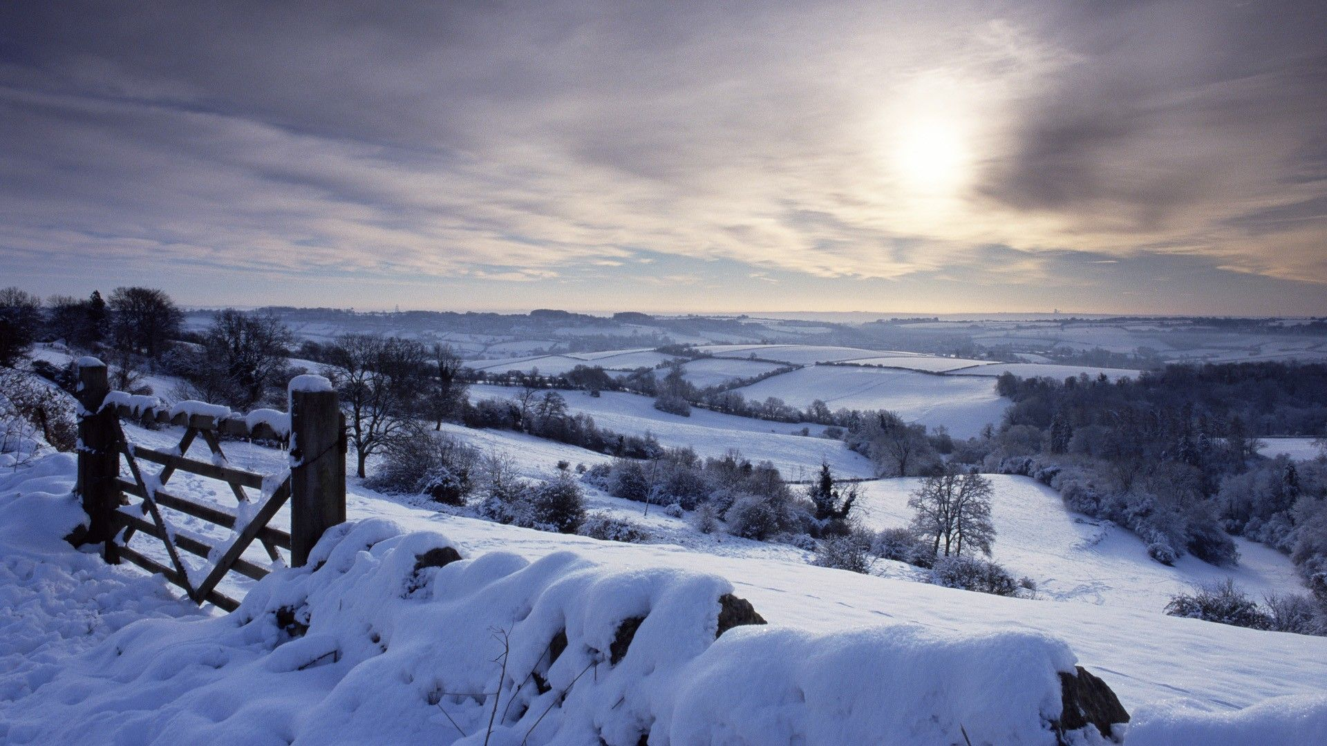 1920x1080 Winter in the English countryside | Winter landscape, Landscape wallpaper, Winter scenery