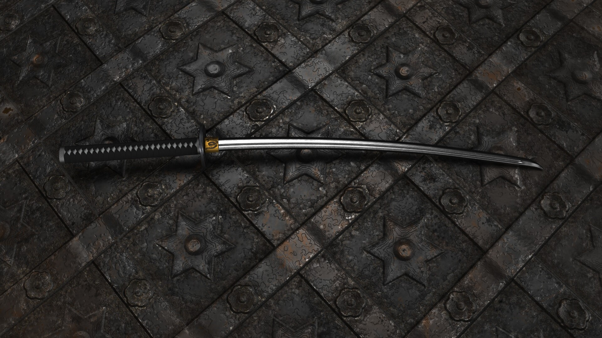1920x1080 ArtStation Samurai sword || katana (concept art